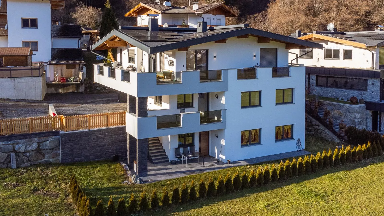 Appart Zell - Außenbereich Winter