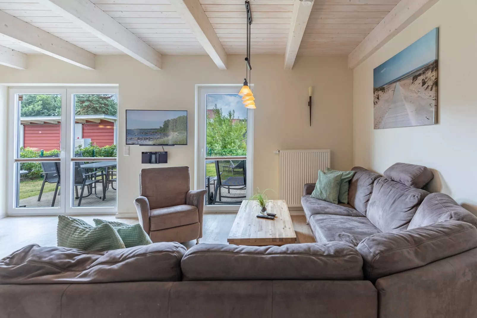 Reihenhaus in Dagebüll - Fischerhuus-Wohnzimmer