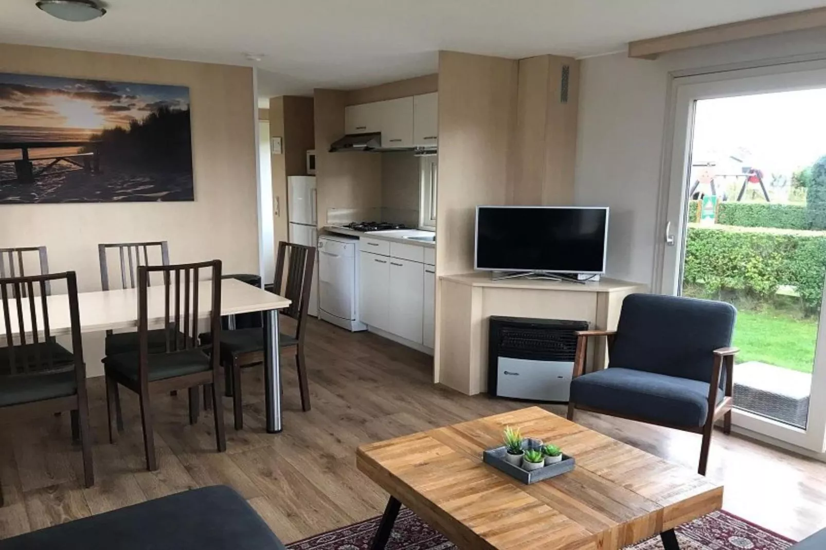 Duinchalet-Esszimmer