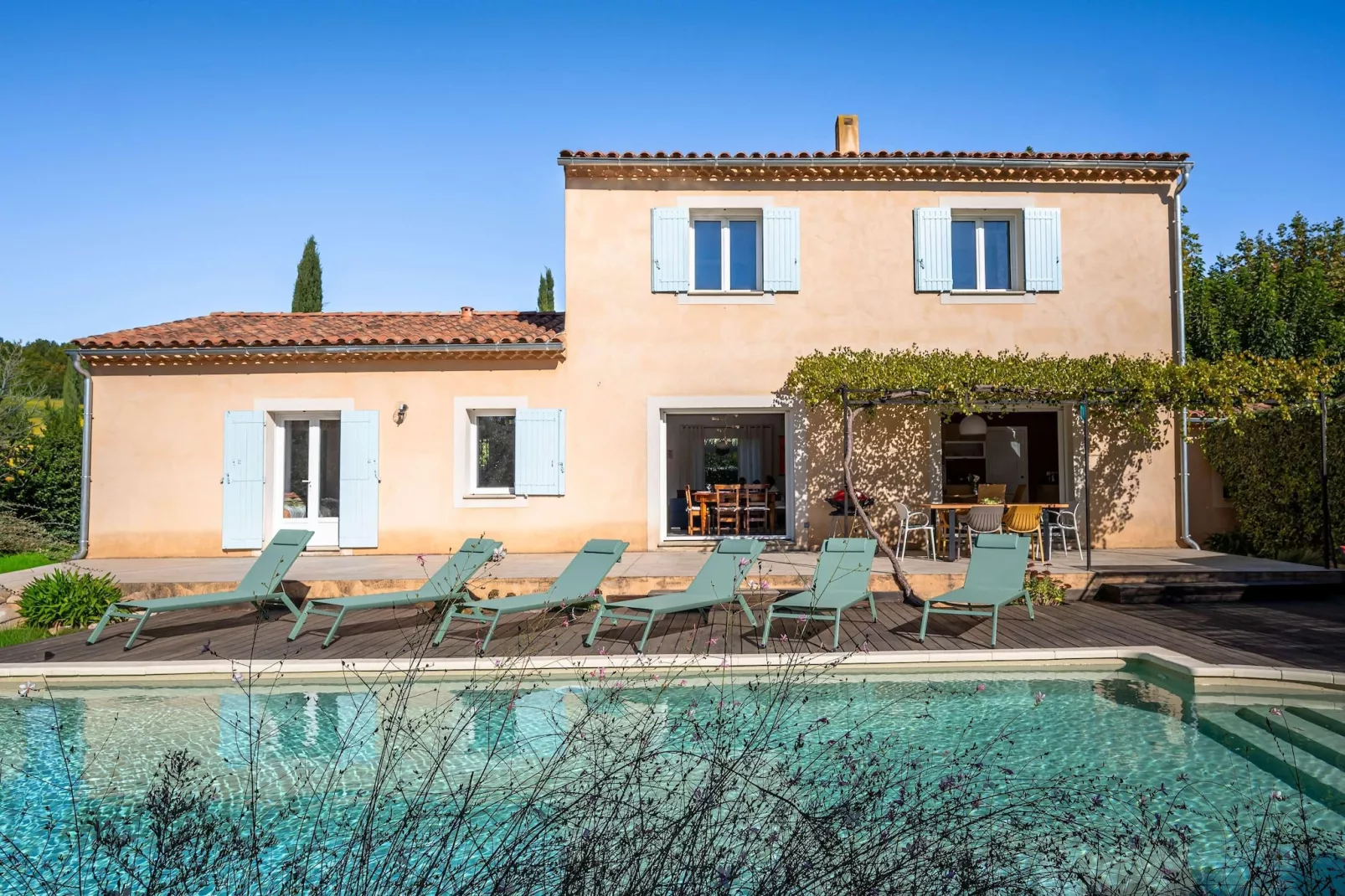 Mas Hortense-Außenbereich Sommer