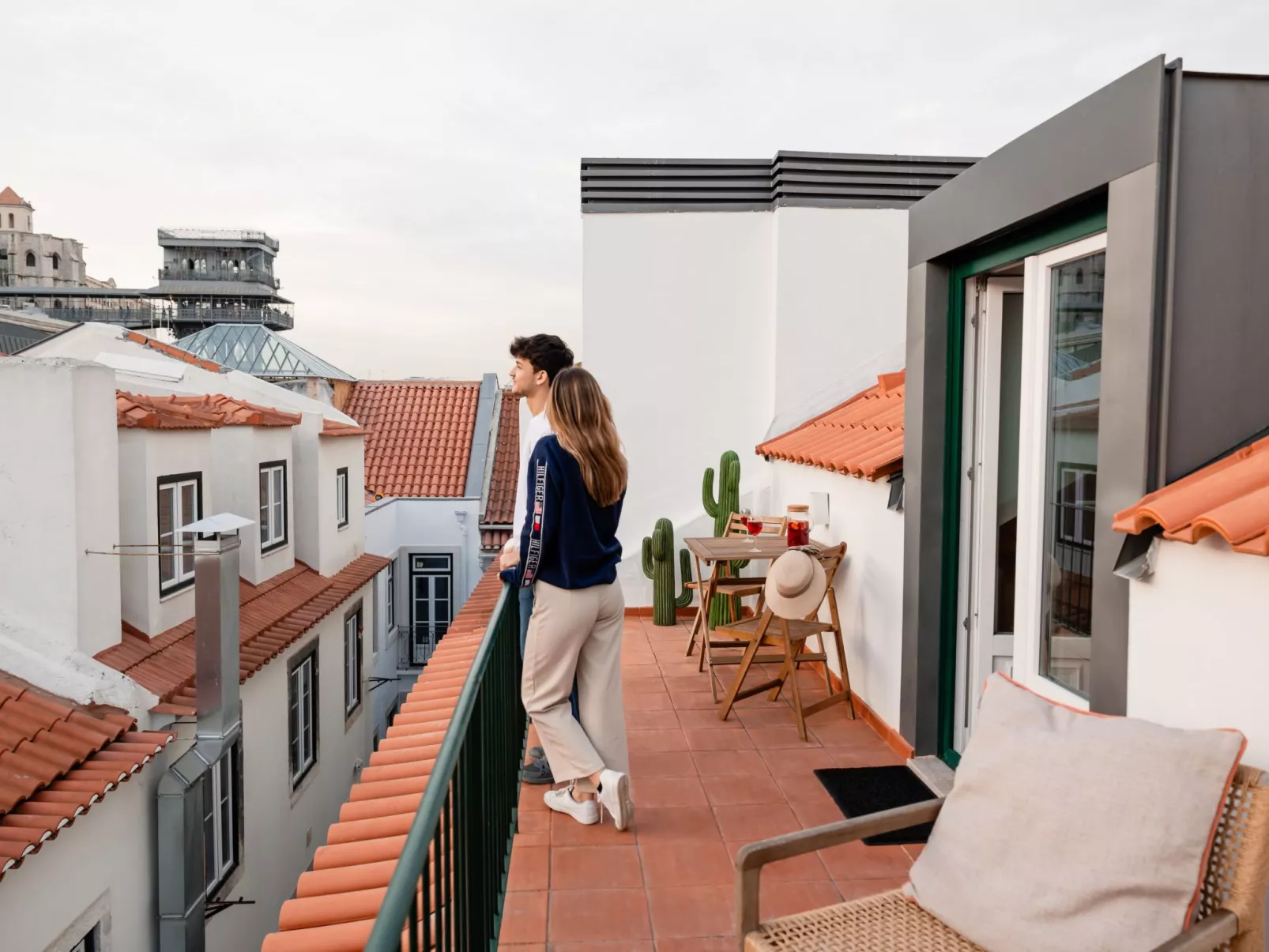 Die Downtown-Terrasse Fabelhafte Aussichten Romantisches Penthouse - Image-tags.info