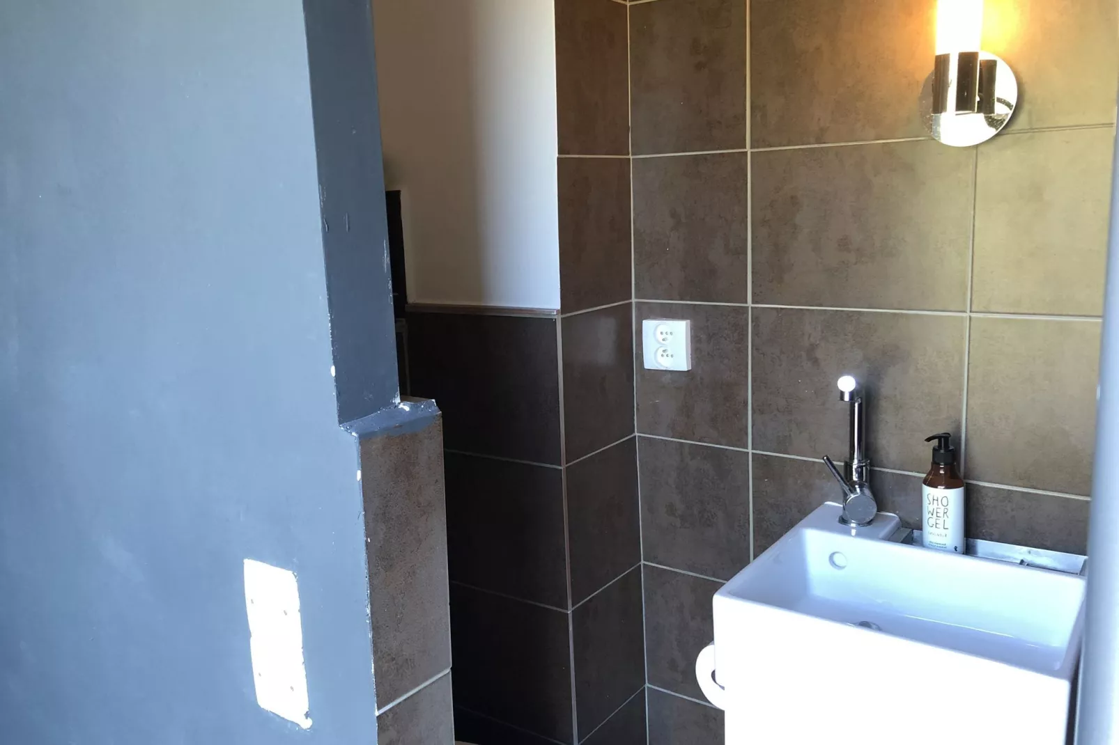 Attractive and luxurious villa with pool-jacuzzi-Bathroom