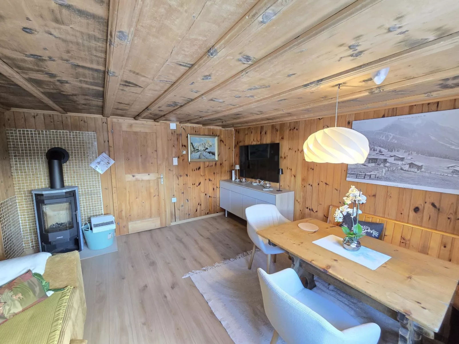 Maiensäss Crapera - Drinnen