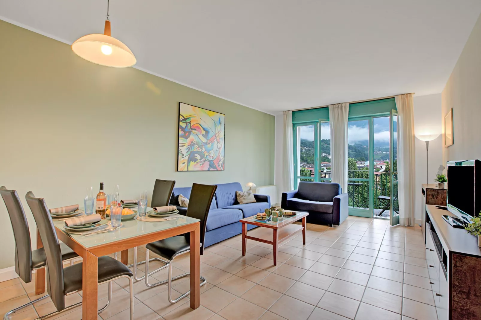 RESIDENCE PORTO LETIZIA - PALACE-1ROOM APT 4 PAX MOUNTAIN VIEW PLUS 8203 - P1MP4 - Living room