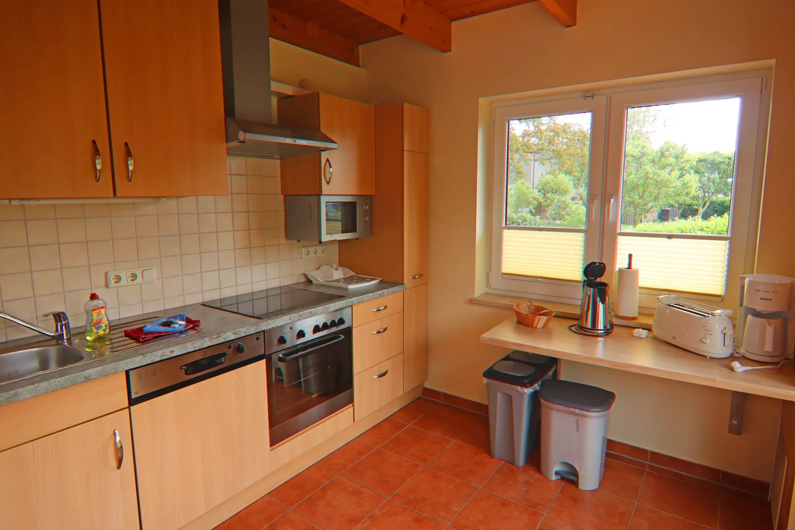 Strandnahes Ferienhaus Walter mit Meerblick-Küche