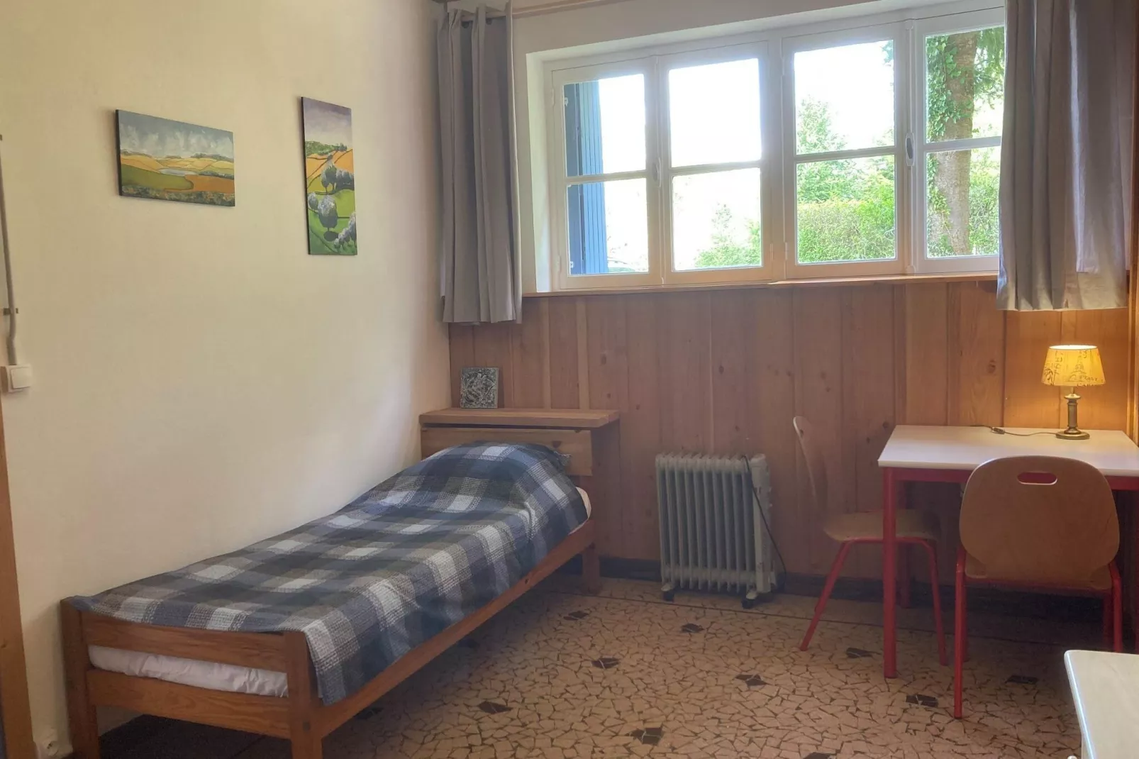 Apt Catharina 3 pers piscine partagée-Bedroom