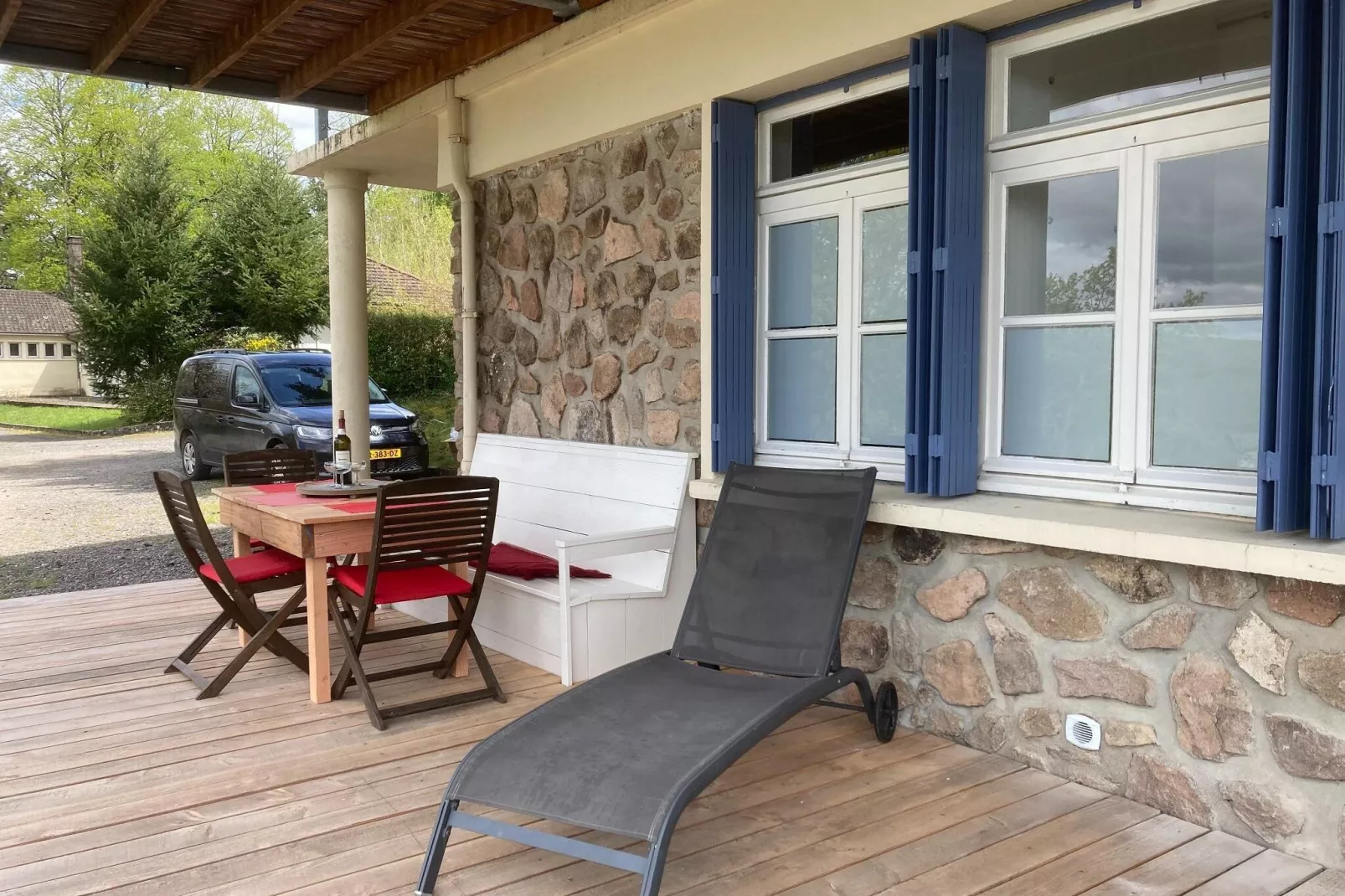 Apt Catharina 3 pers piscine partagée-Terrace balcony