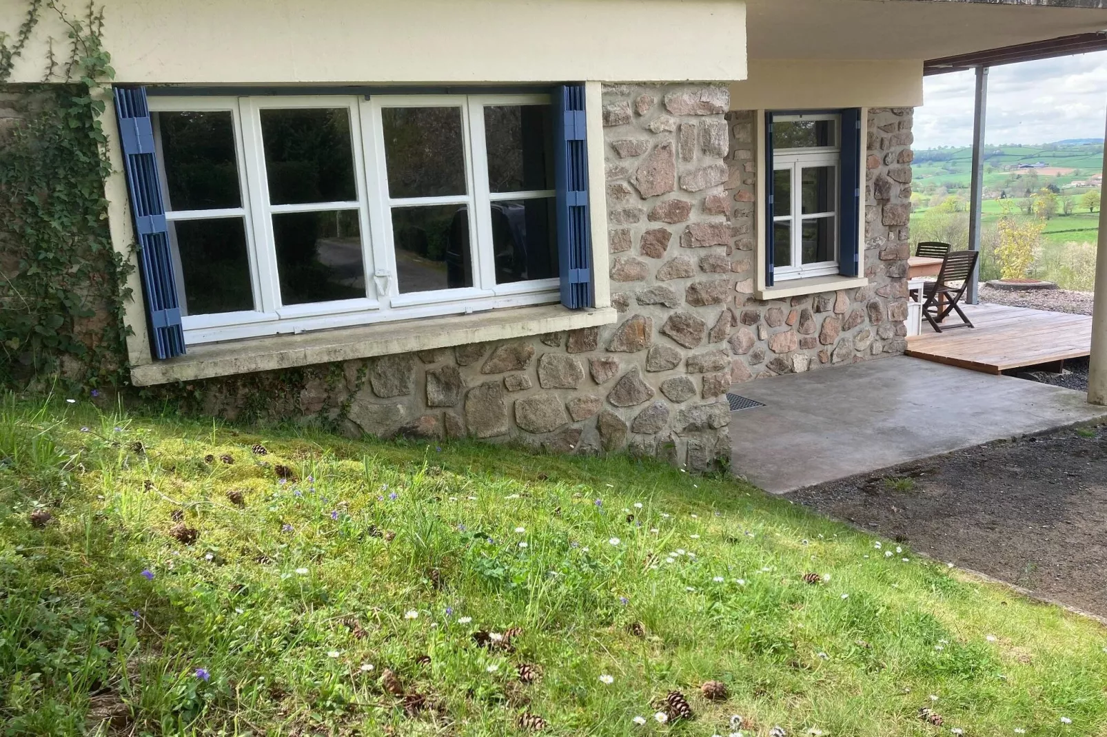 Apt Catharina 3 pers piscine partagée-Terrace balcony