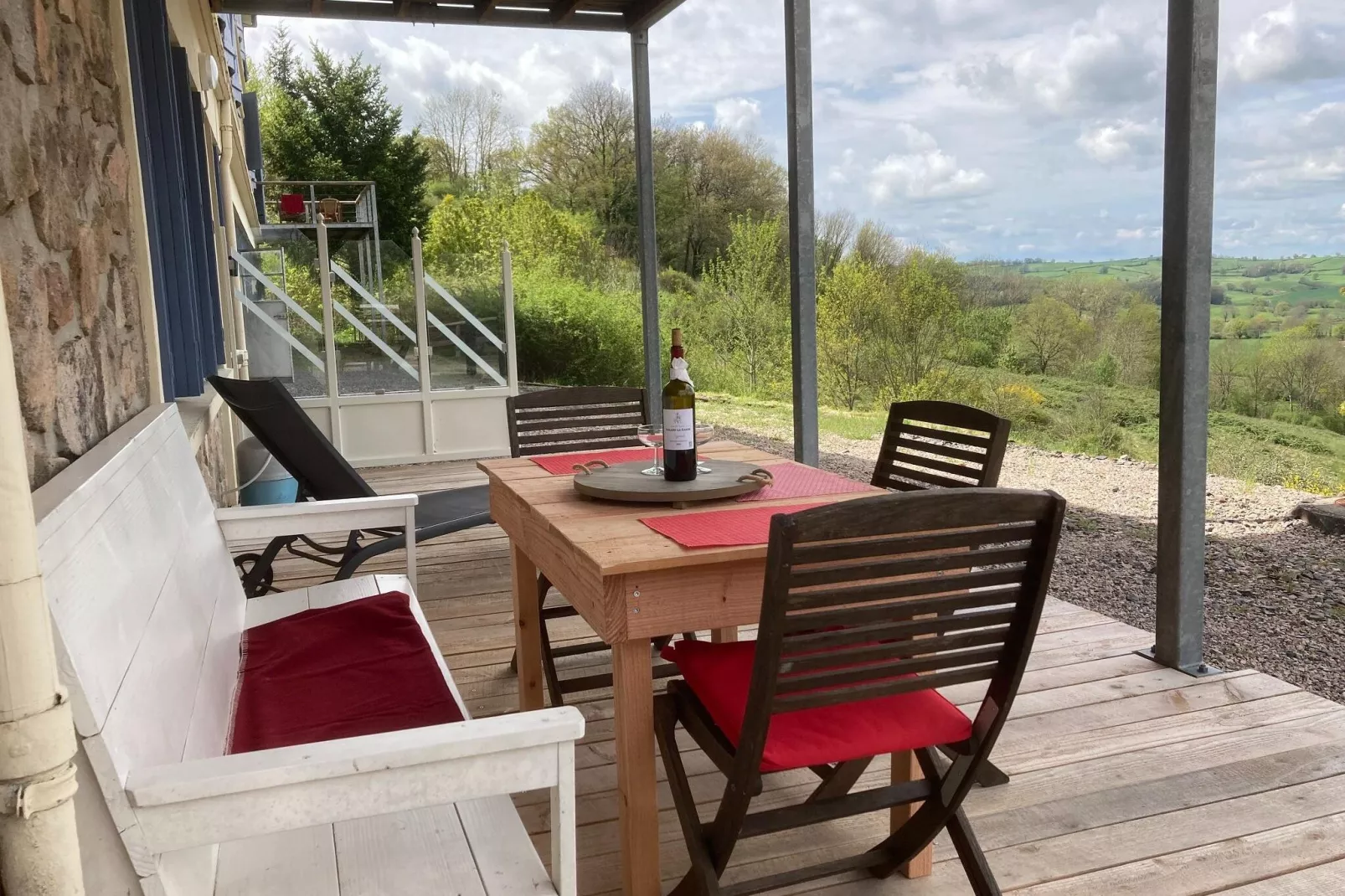 Apt Catharina 3 pers piscine partagée-View summer