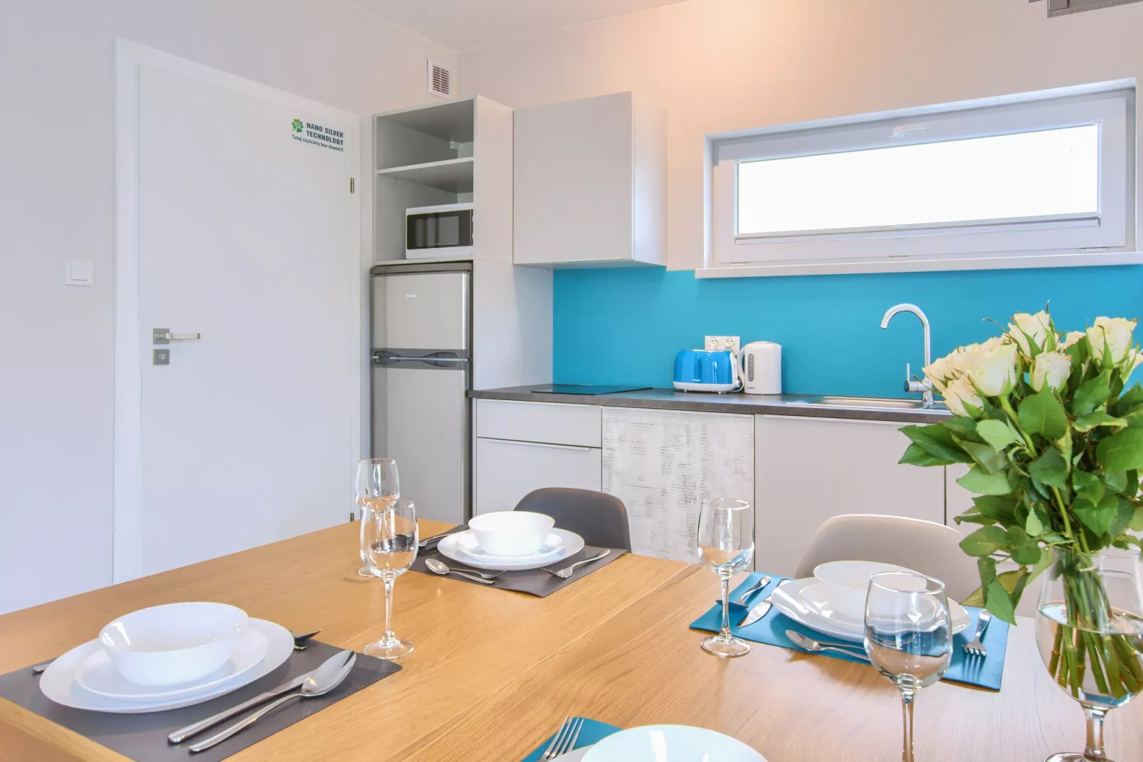 Domy z basenem Rogowo dla 5 osób-Außenbereich Sommer