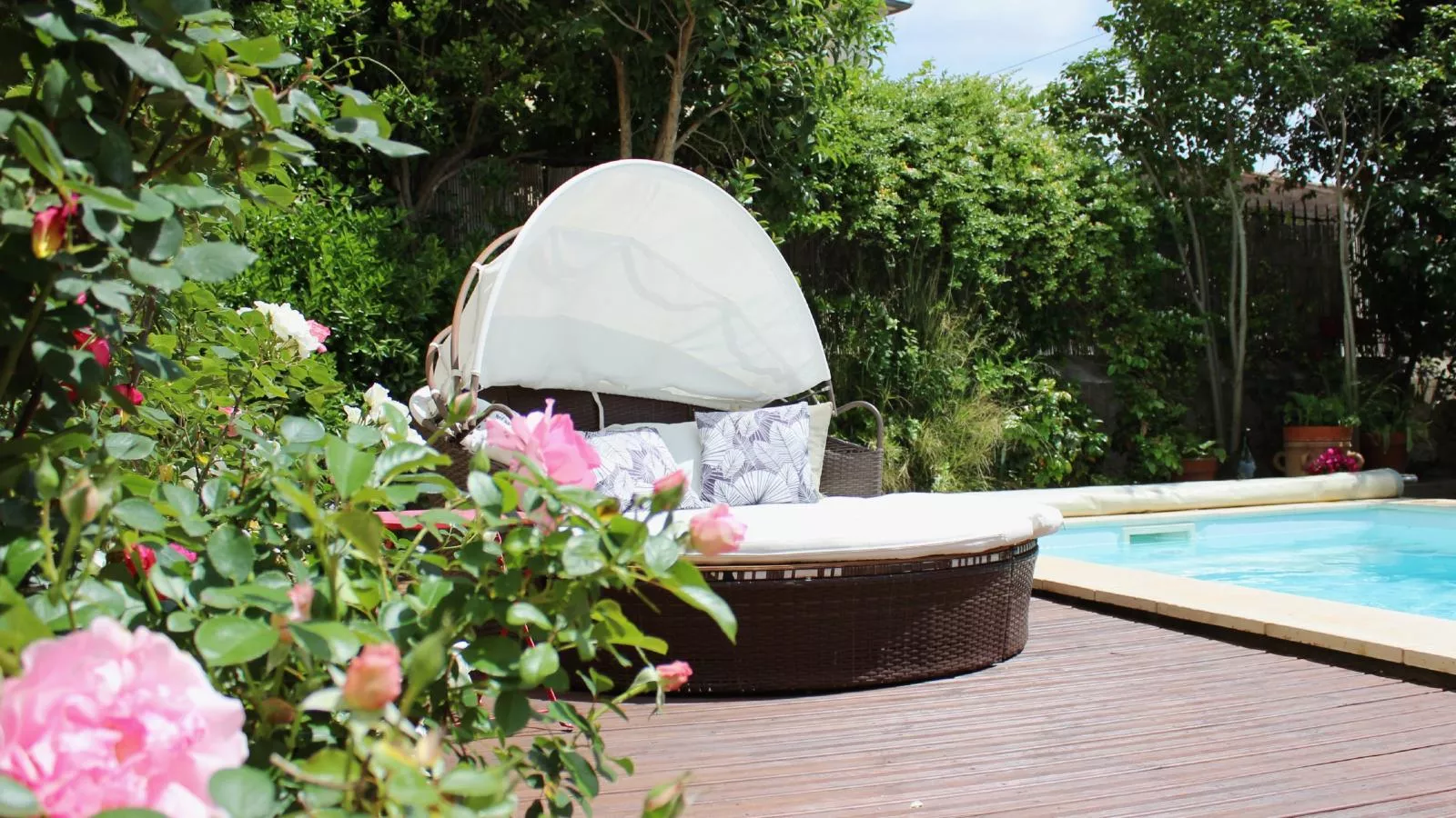 La maison des Vendangeurs 6-Schwimmbad