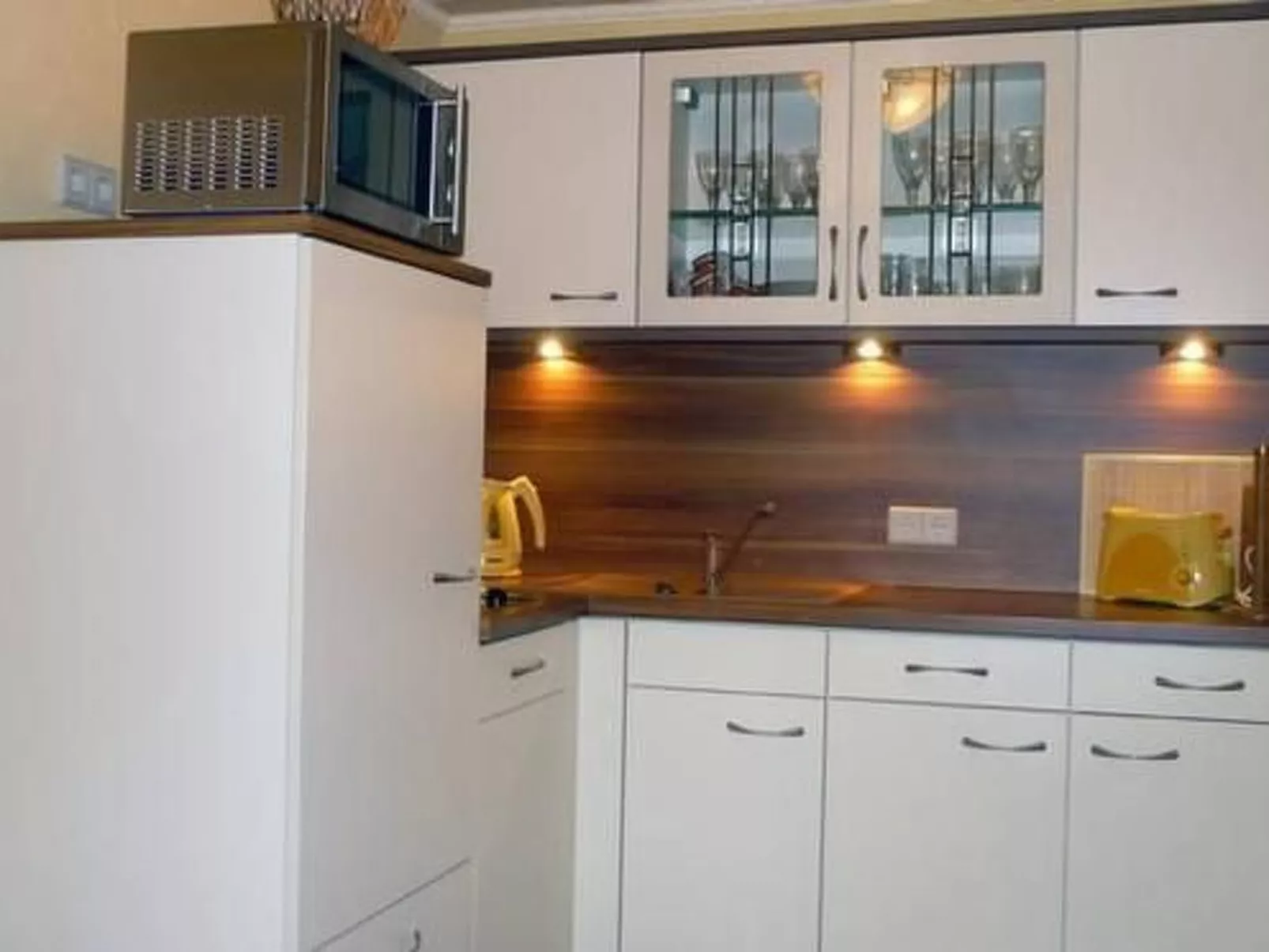 Mit Fasssauna-Dedans