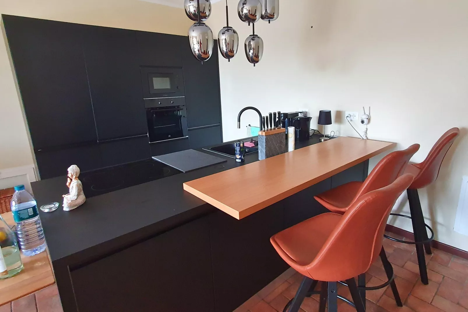 Apartment in einer charmanten Villa mit Meerblick Kreidl-Kitchen