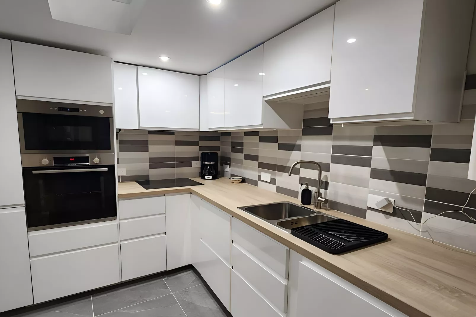 Maison de ville avec terrasse/jardin Guerlesquin-Küche