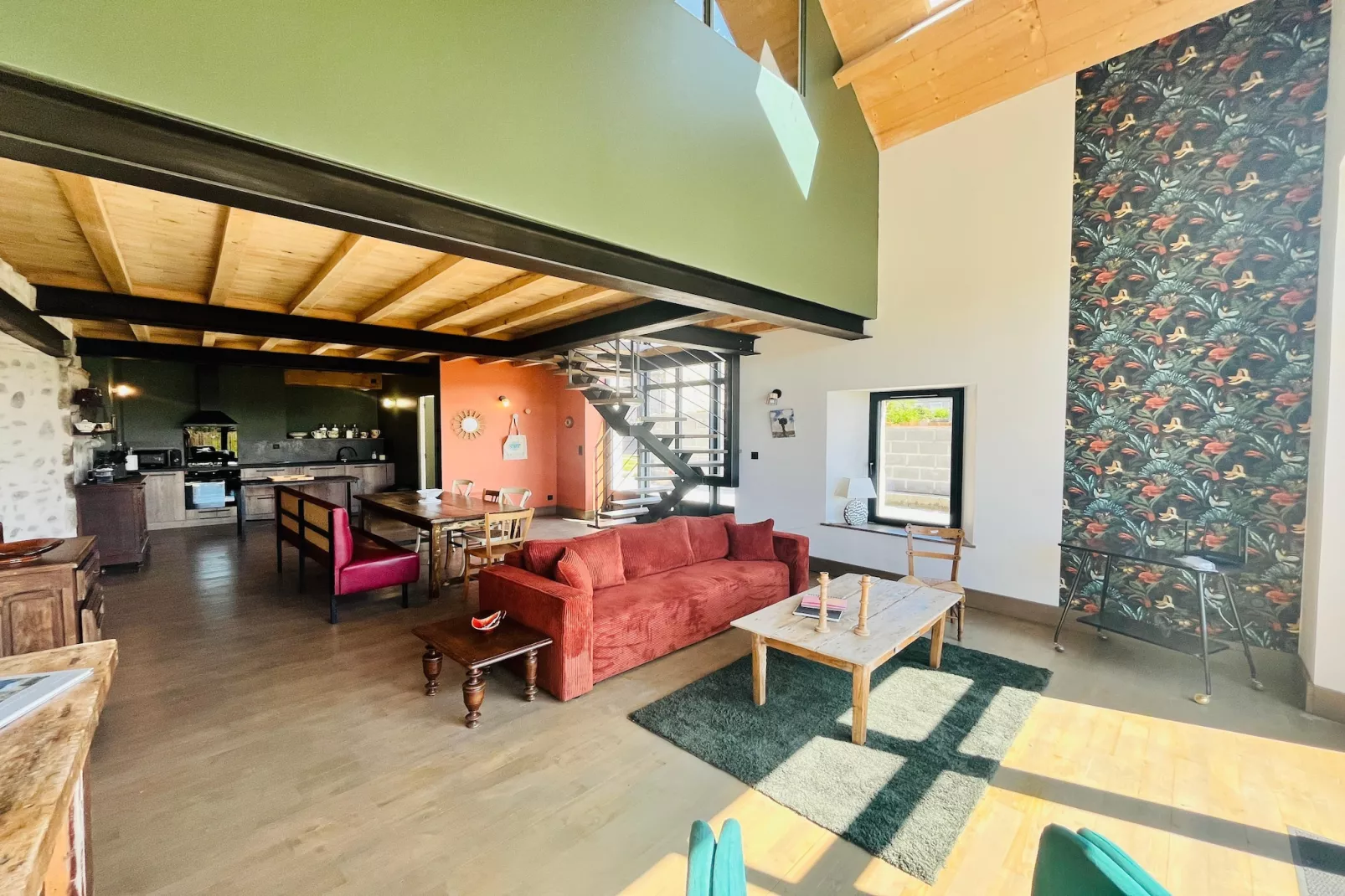 Maison de Vacances XXL Gouville sur mer-Living room