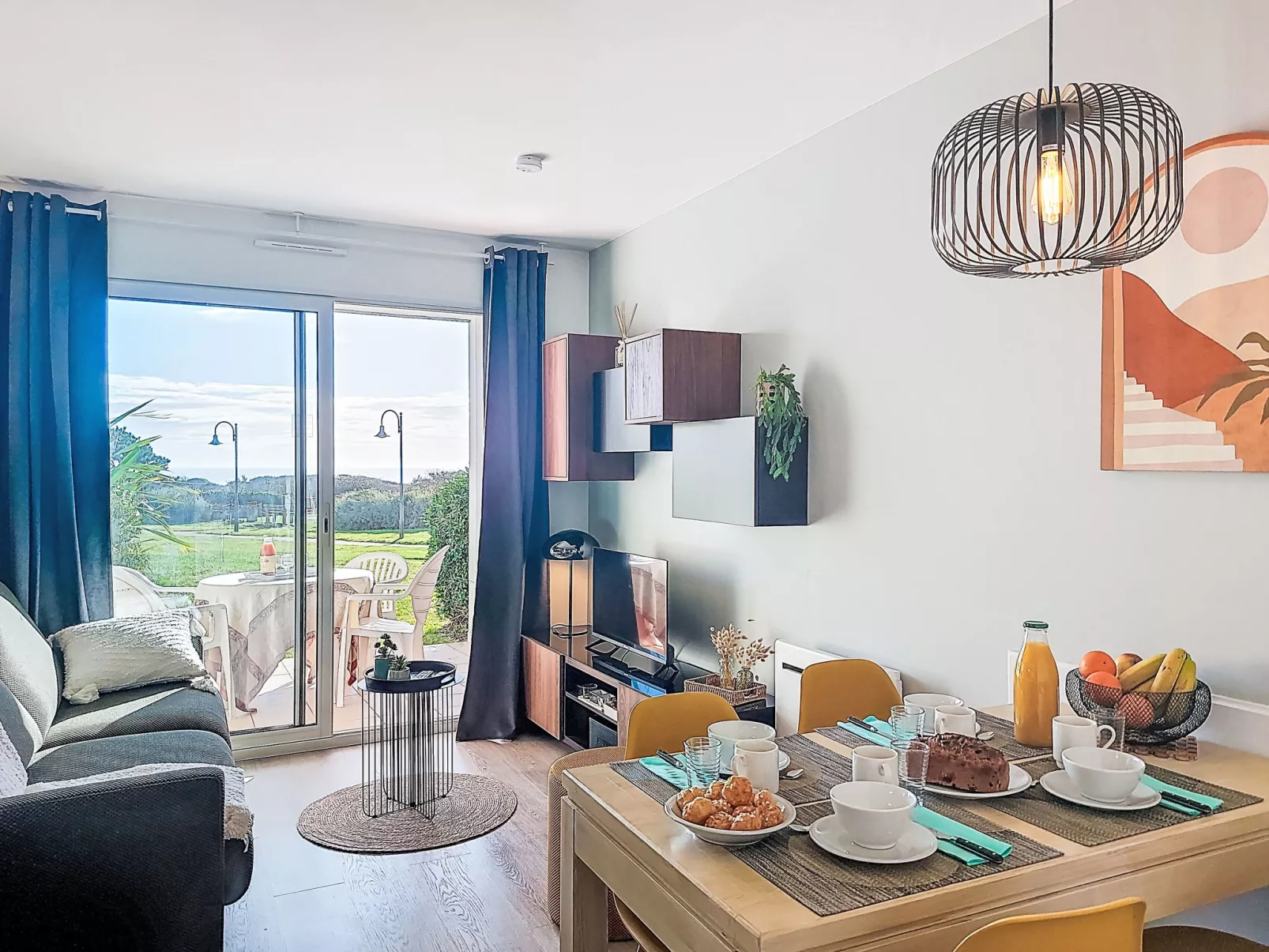 Garden and Sea- Appt T2 moderne, vue mer - Drinnen