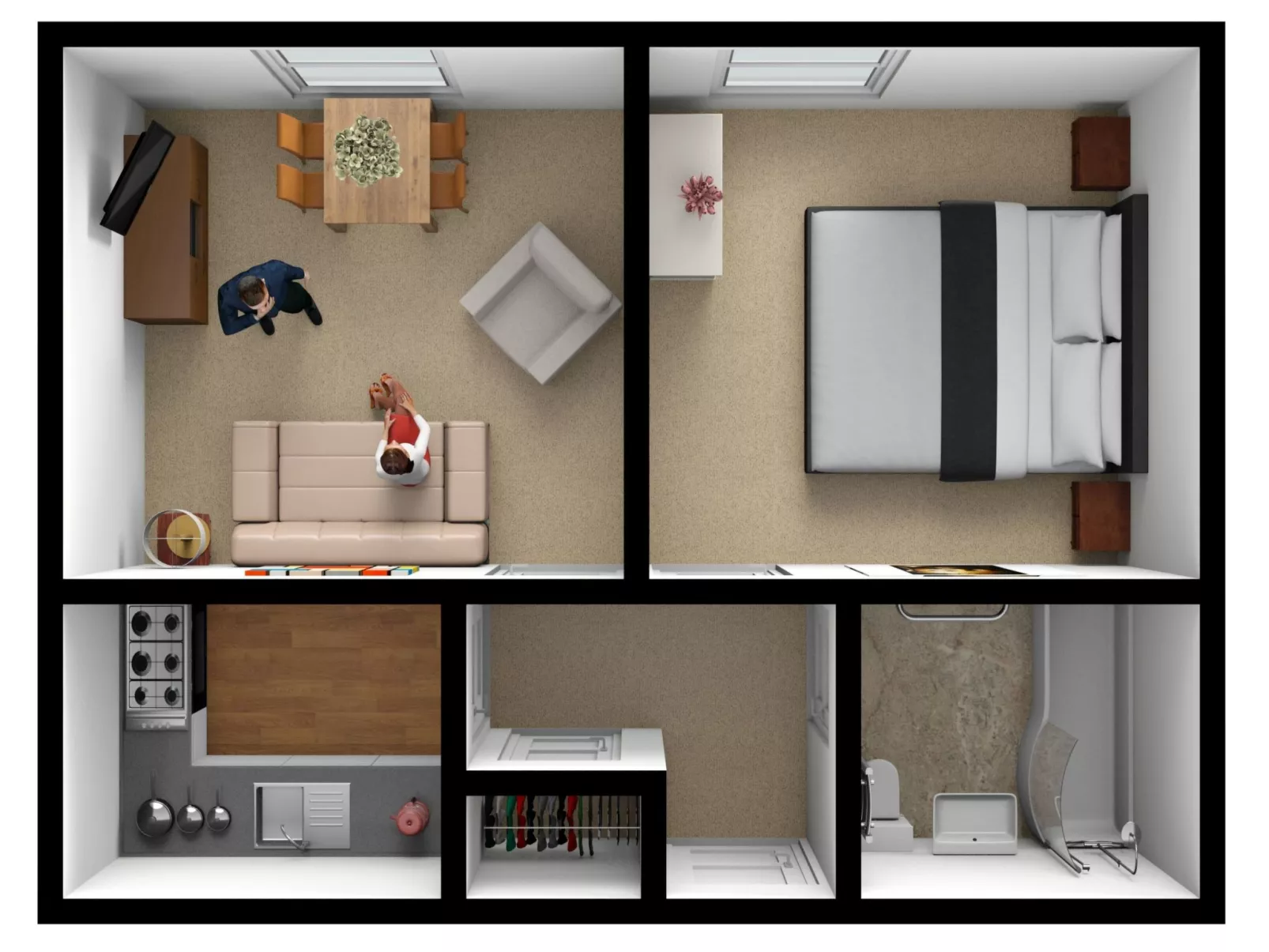 Wohnung in viktorianischer Villa mit Gartenblick - Image-tags.info