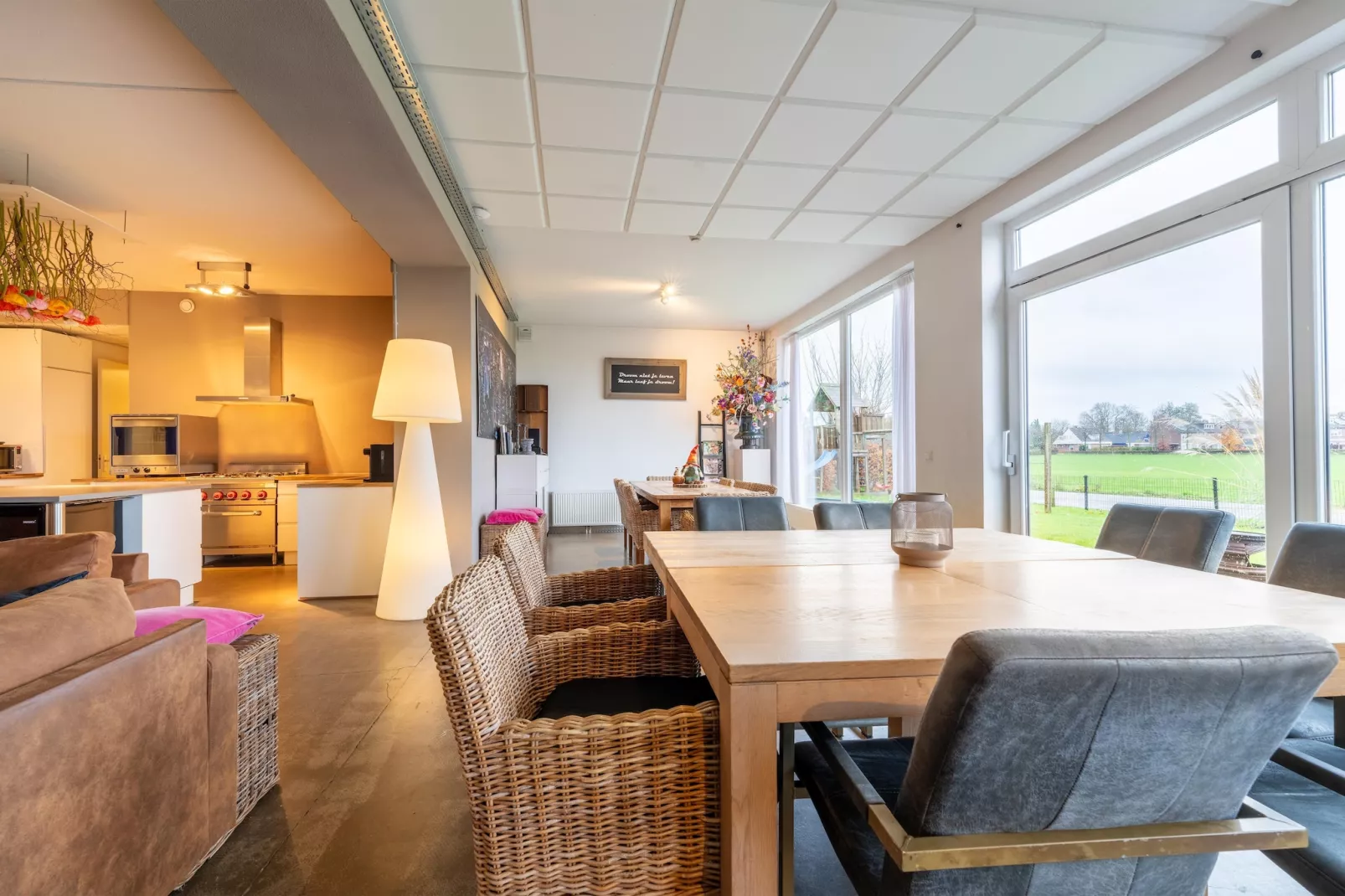 De Slaapfabriek familiehuis-Esszimmer