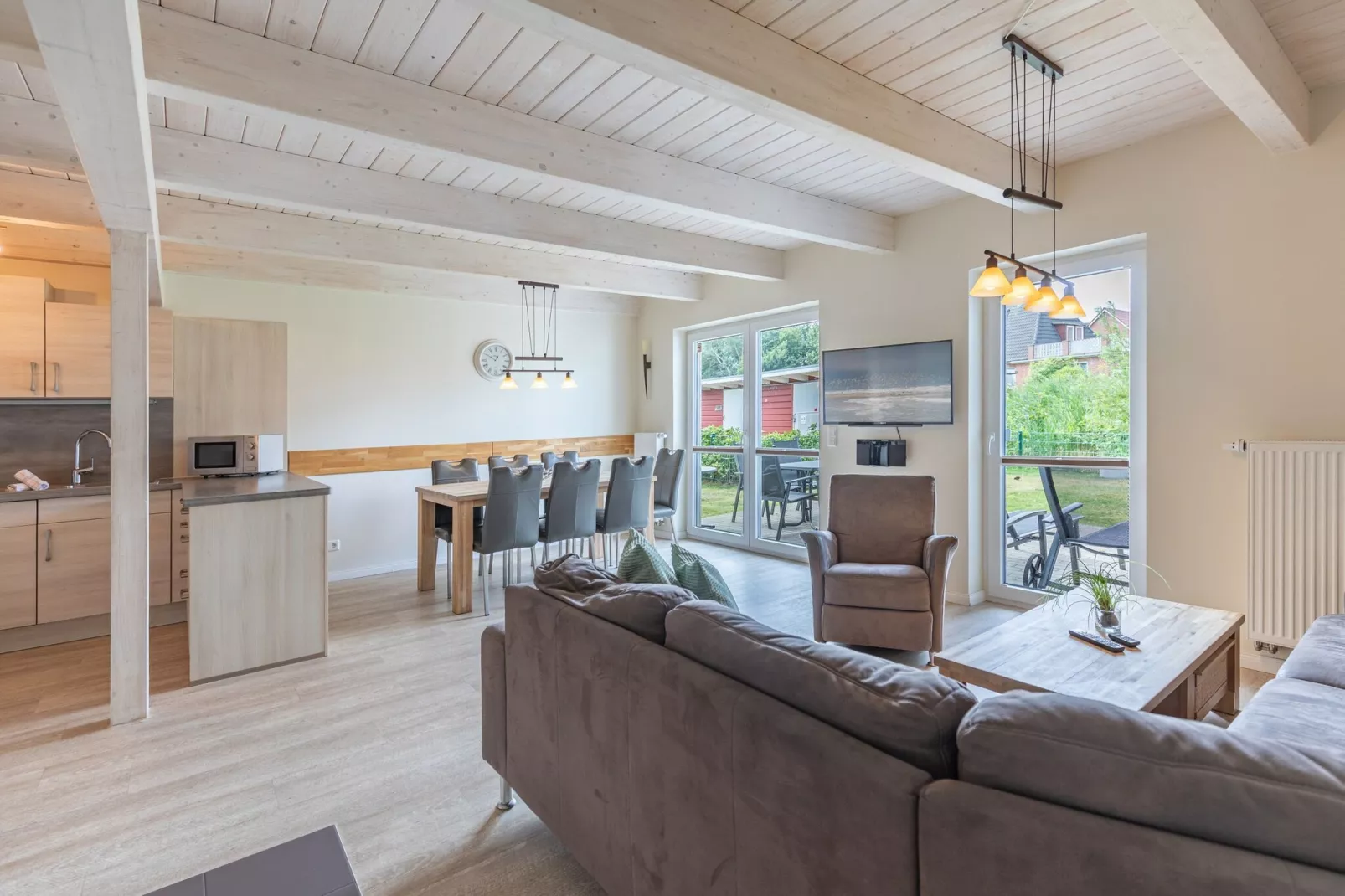 Reihenhaus in Dagebüll - Fischerhuus-Wohnzimmer