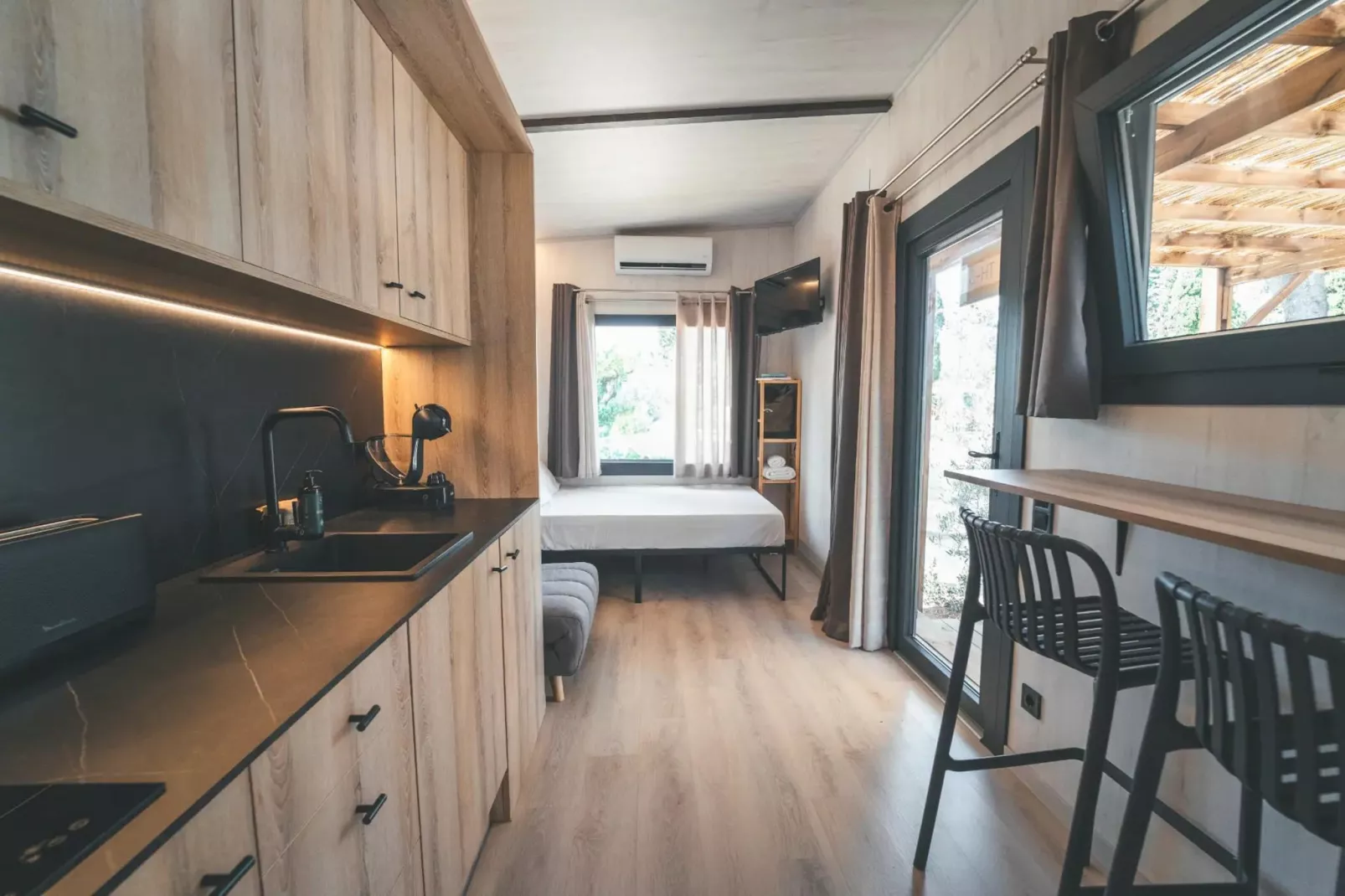 HOLA CAMP SANT SALVADOR-Tiny House-Küche