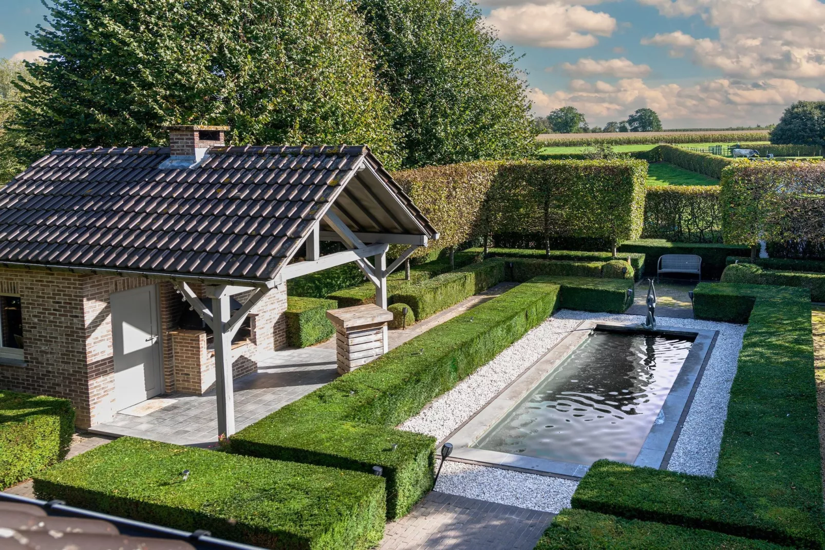 Hof van Kalenberg-Jardins en été