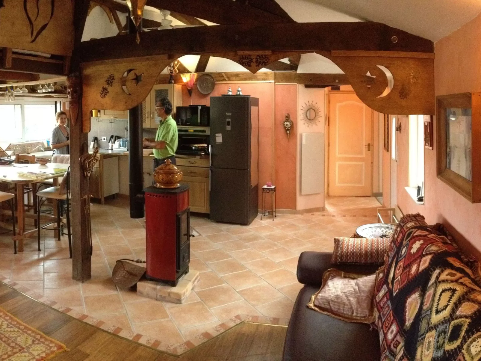 Orientalisches Ecogîte mit Charme, klassifiziert als 3 Gîte de France - Drinnen