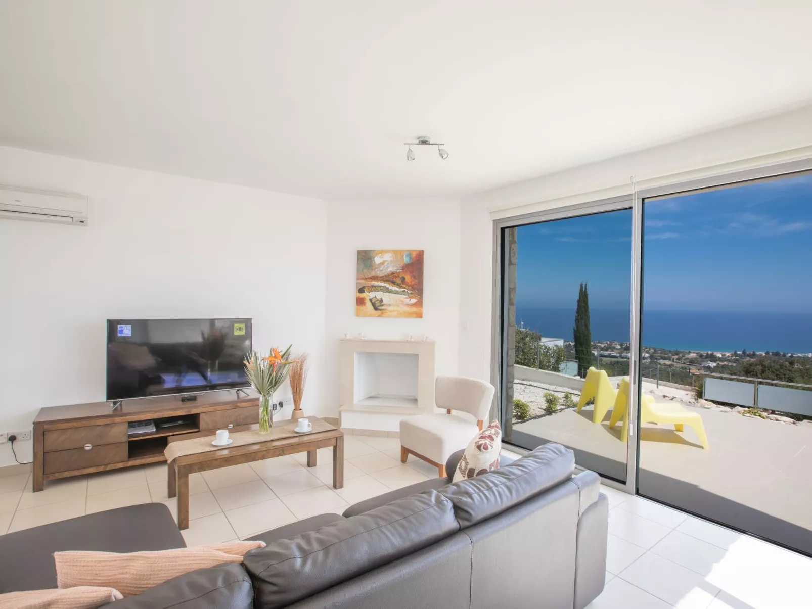 Villa mit Panoramablick auf das Meer von Latchi - Image-tags.info