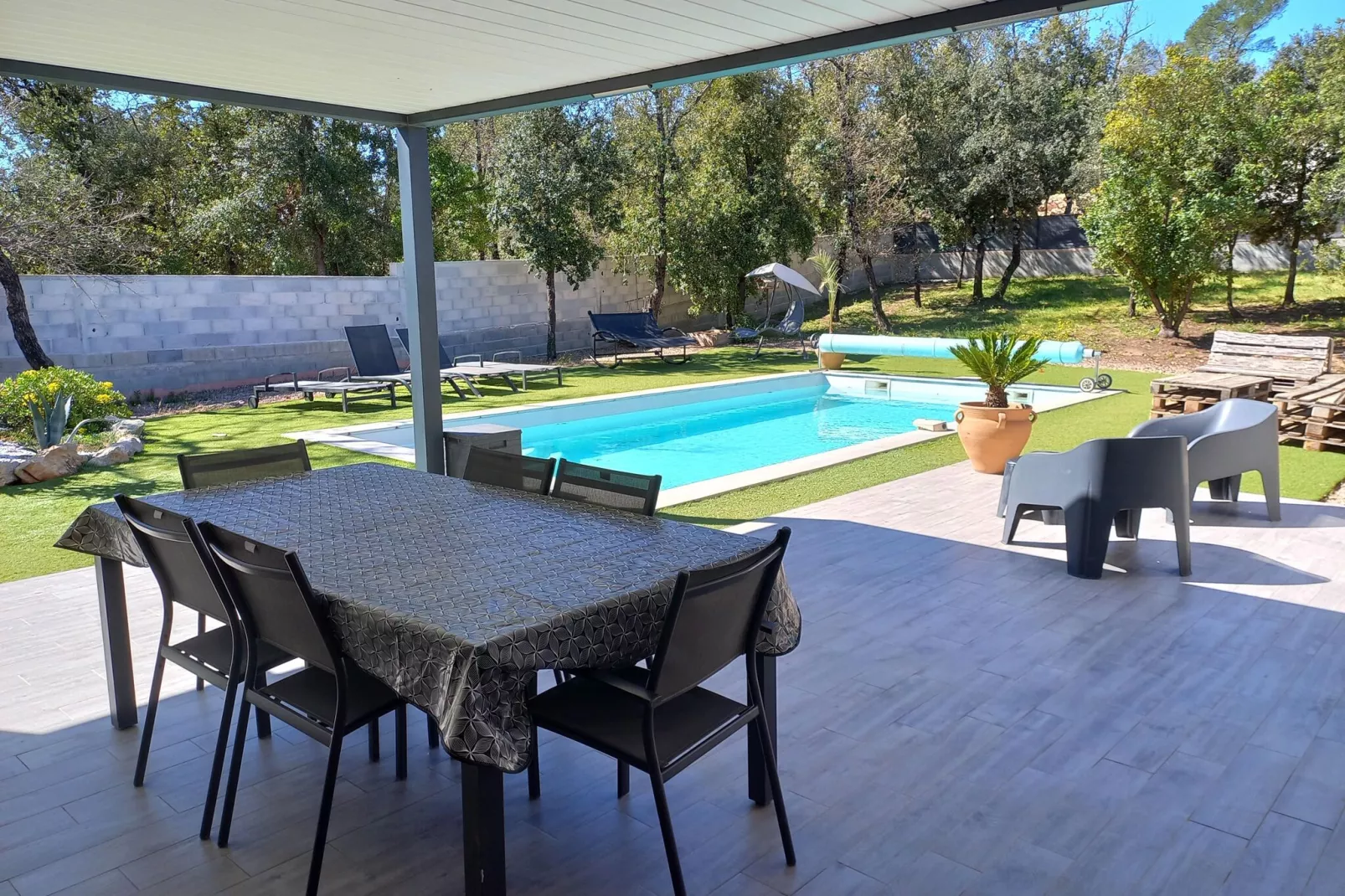 Superbe villa moderne et familliale-Terrace balcony