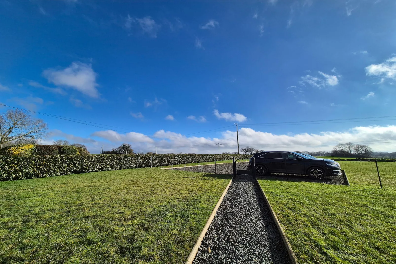 Gîte "Yvonne" à Plurien - Garten Winter