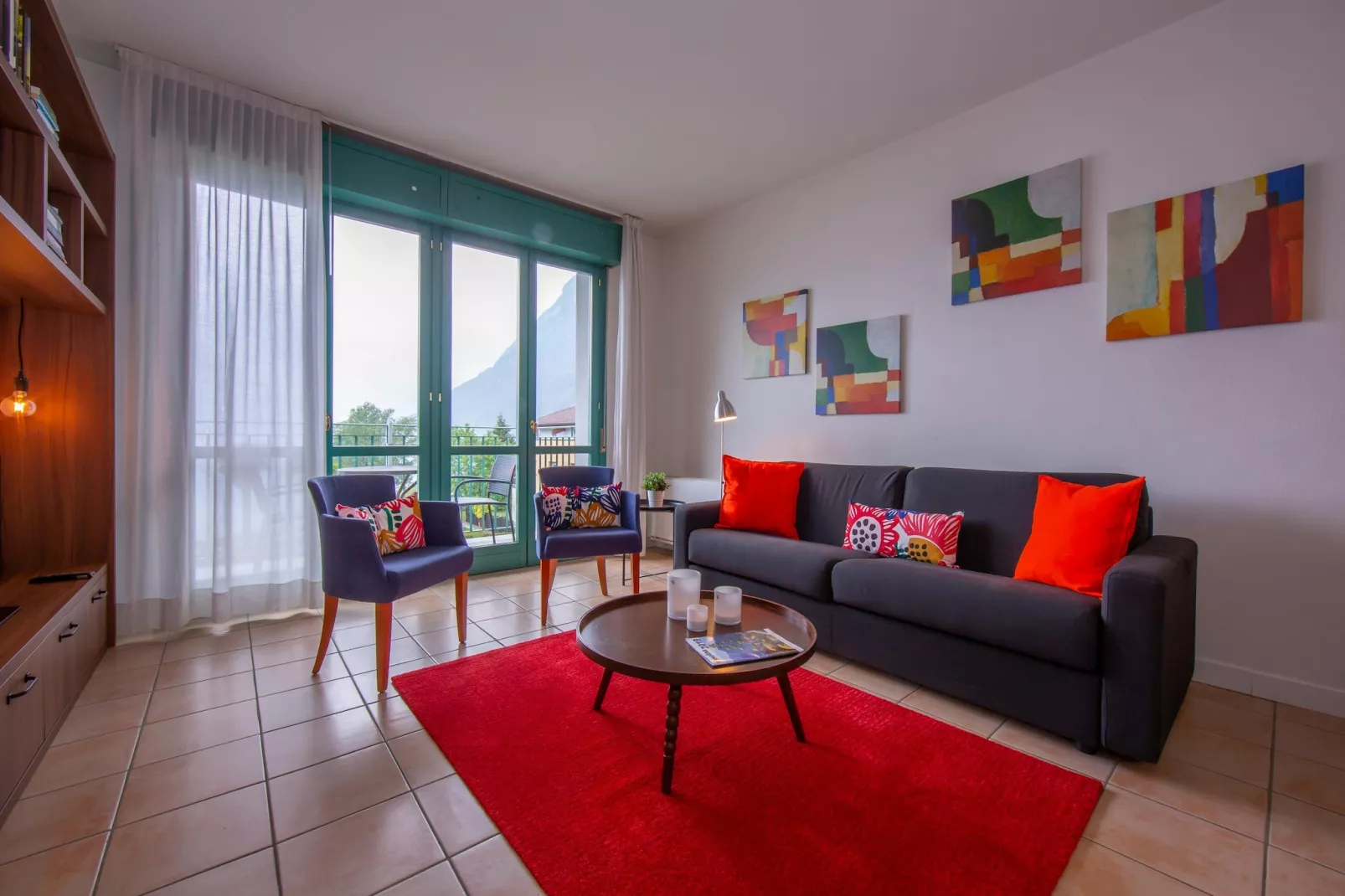 RESIDENCE PORTO LETIZIA - PALACE-2ROOM APT 6 PAX LAKE VIEW DELUXE 8210 - P2LD6 - Living room