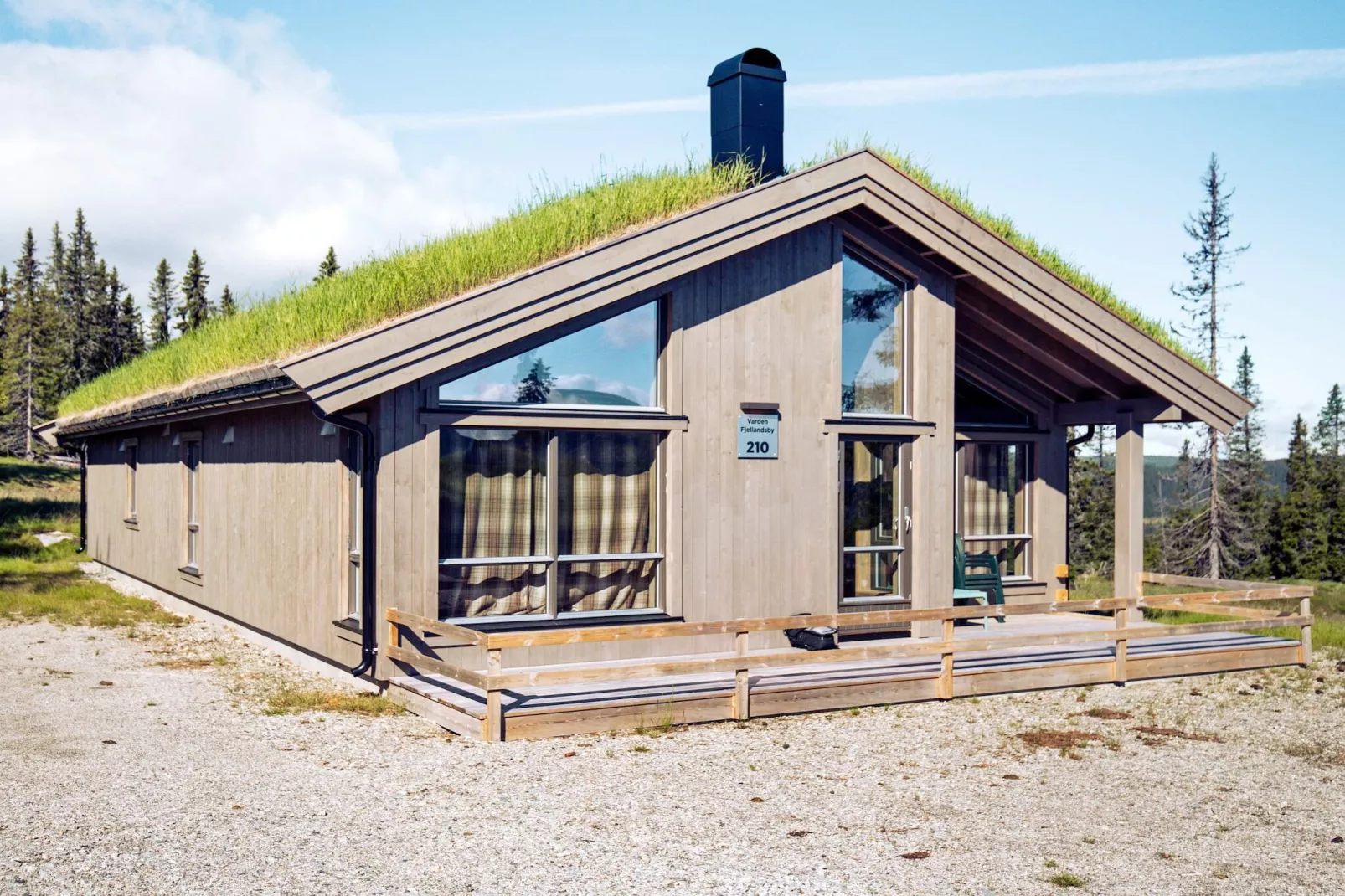 Retraite de Cabine elegante a Varden-By Traum-Extérieur