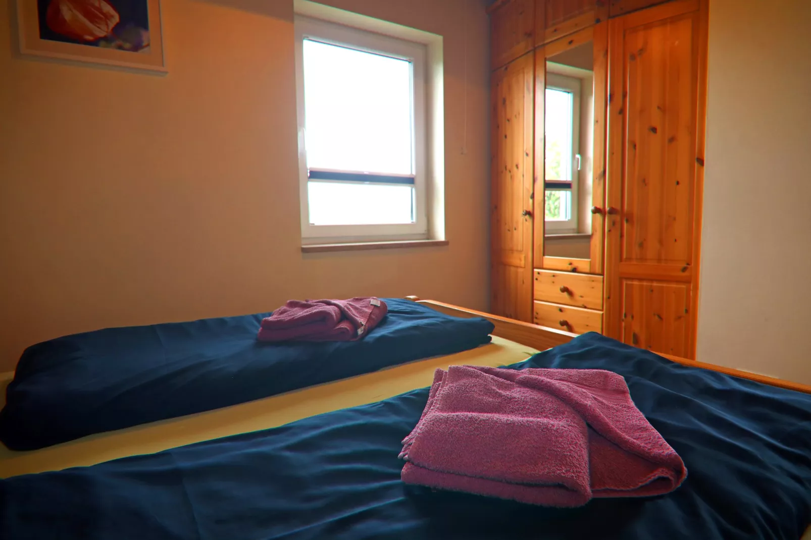 Strandnahes Ferienhaus Walter mit Meerblick-Schlafzimmer