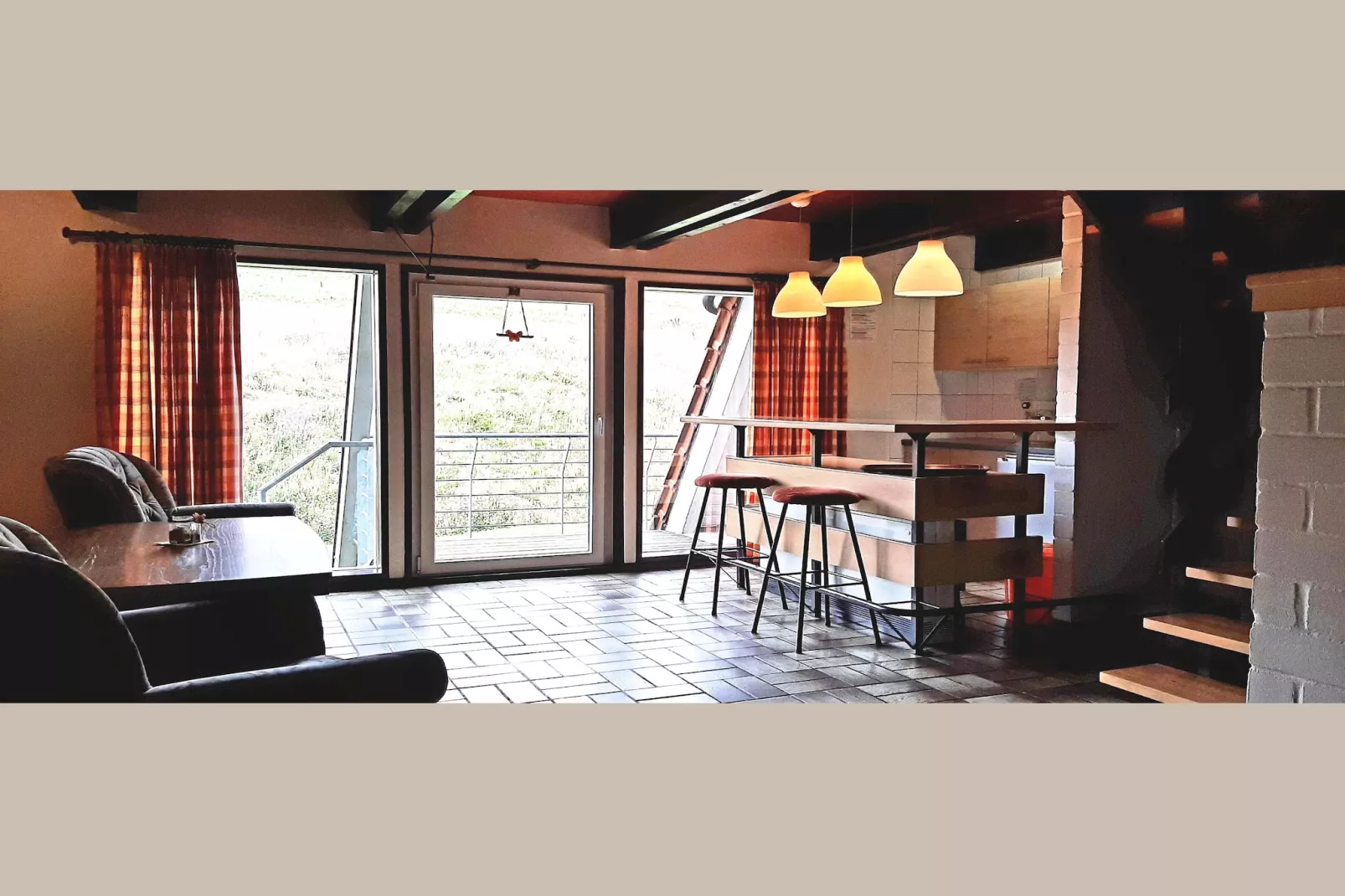 Dachsbau-Living room