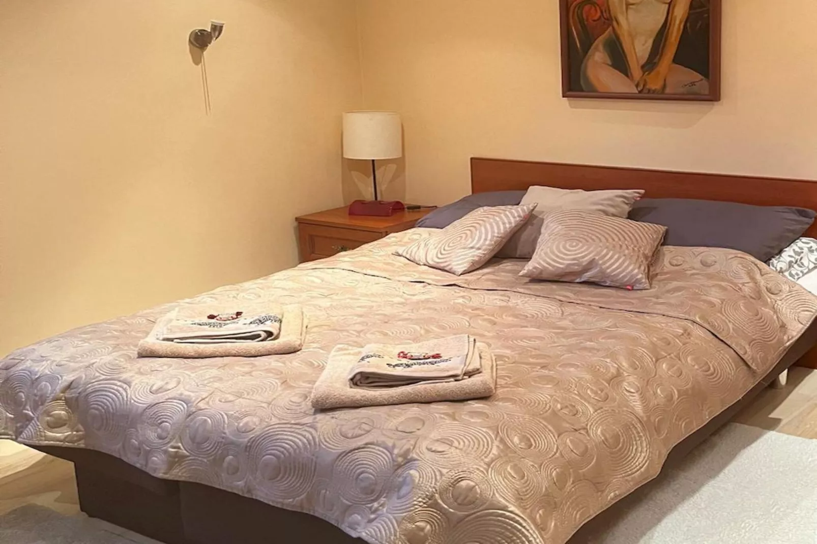 Dom wakacyjny w Krzyni dla max 7 osób-Schlafzimmer