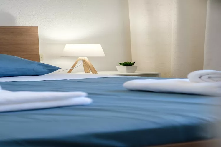 Sunset view apartment - One bedroom apartment with balcony and sea view-Bedroom