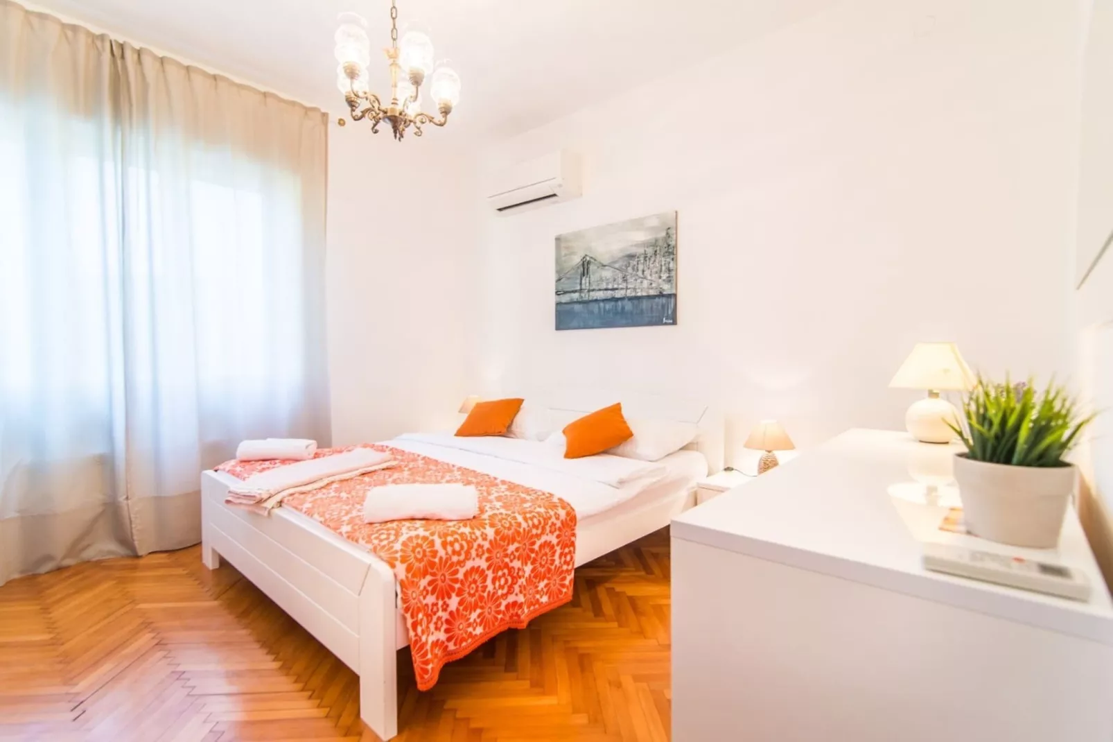 Villa Amalija - Apartment Amy with Sea View-Bedroom