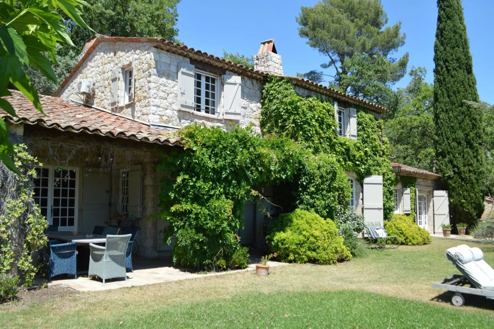 Villa la vue Tourrettane-Außenbereich Sommer