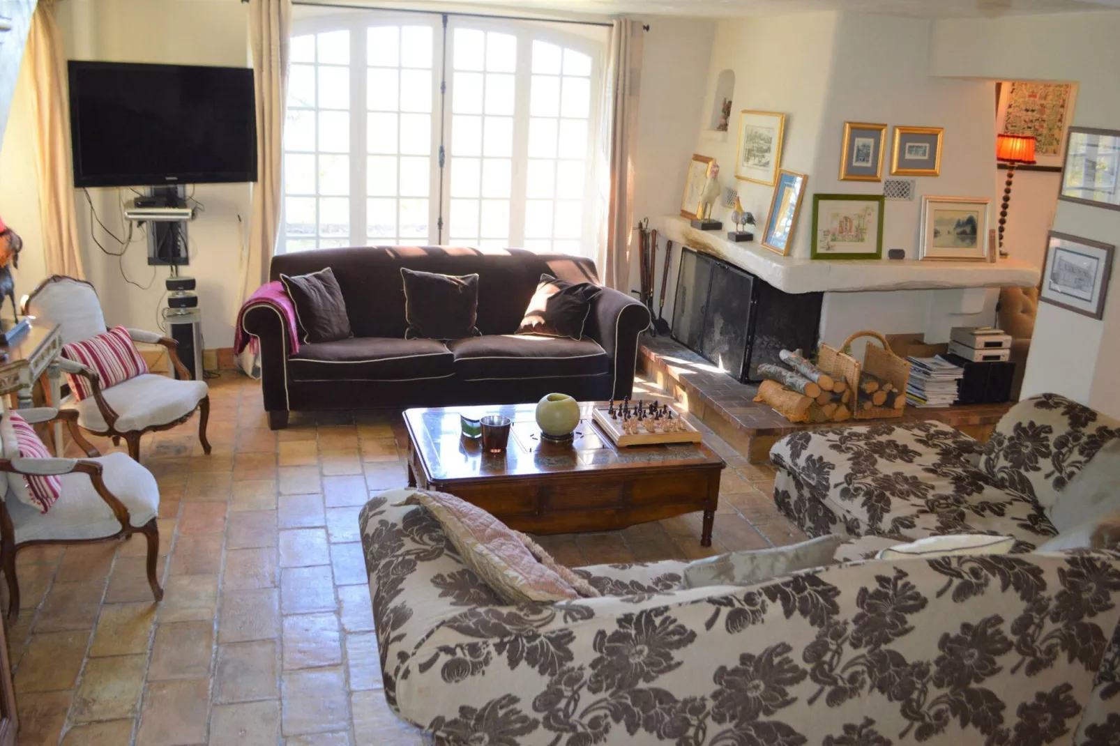 Villa la vue Tourrettane-Wohnzimmer