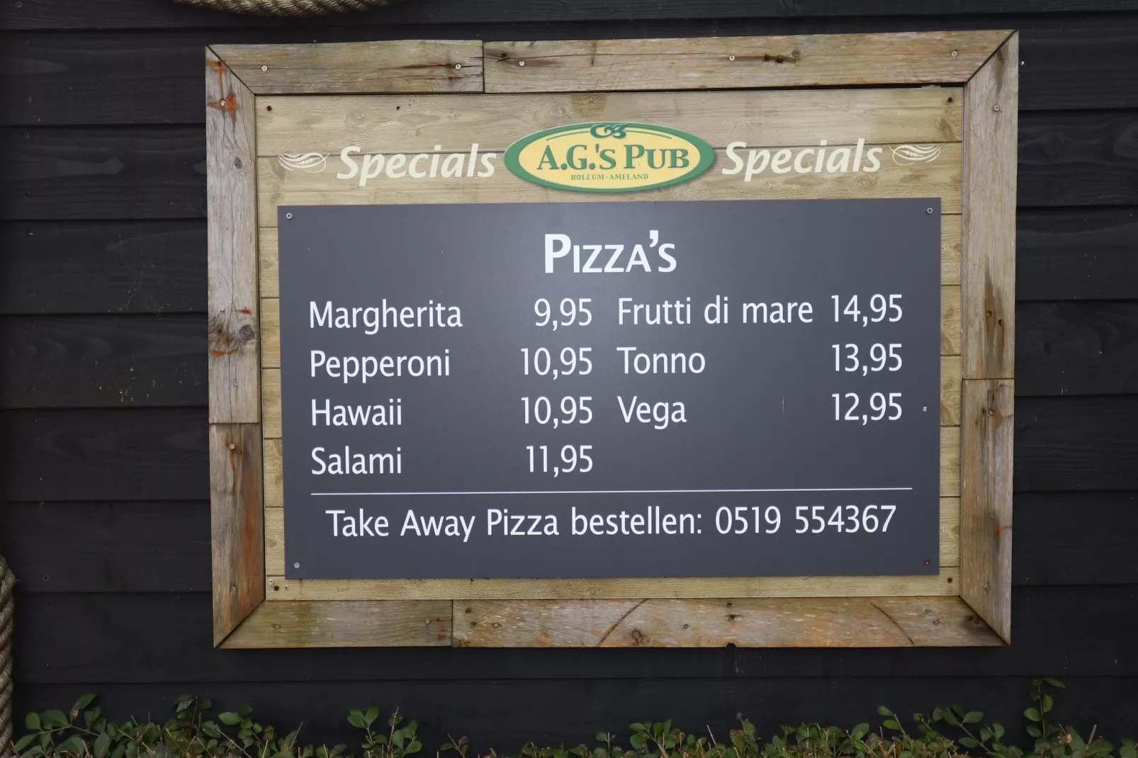 Duinchalet Ameland-Parkeinrichtungen