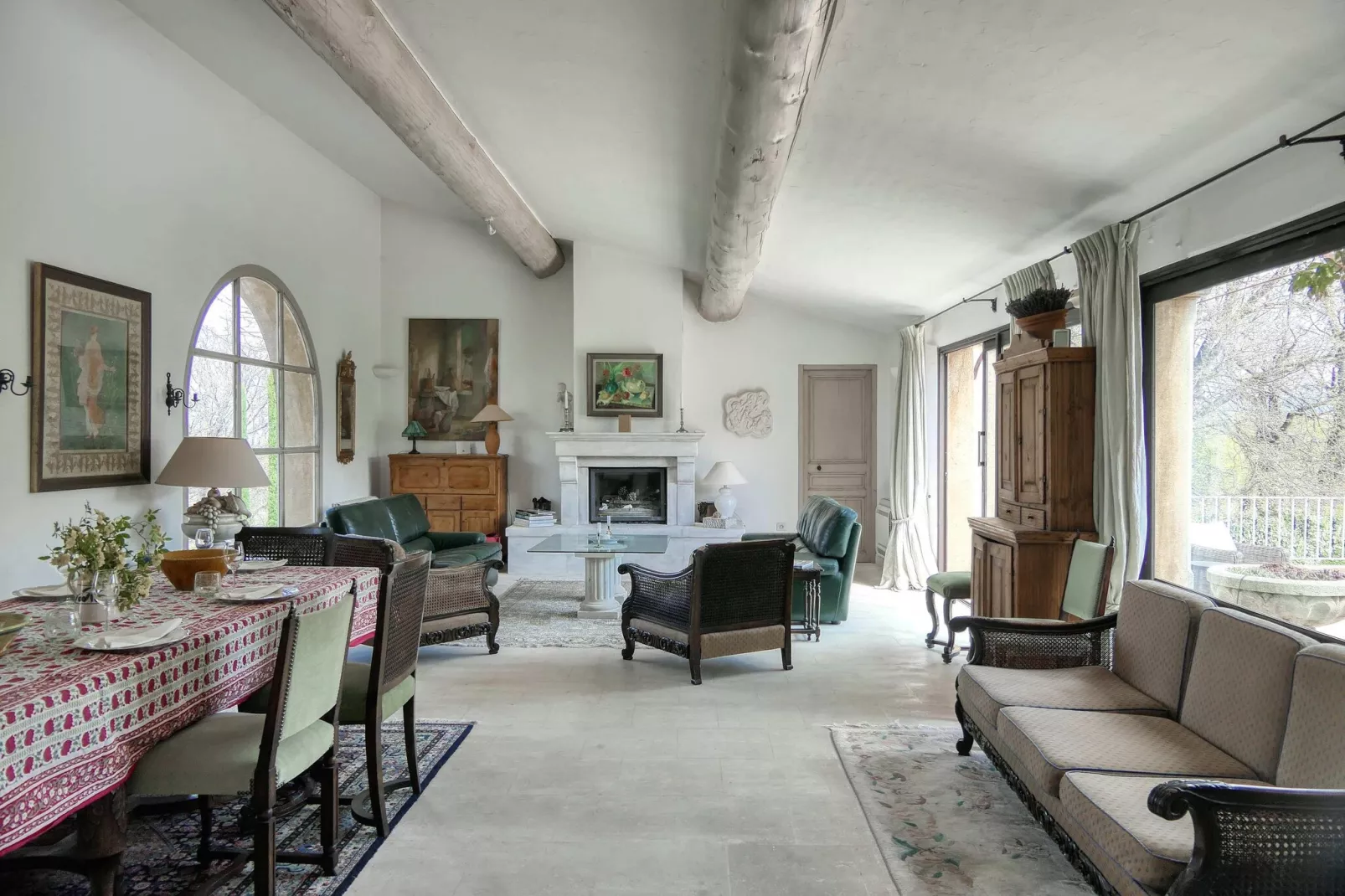 Villa Maquis – Charme provençal & vue d’exception-Wohnzimmer