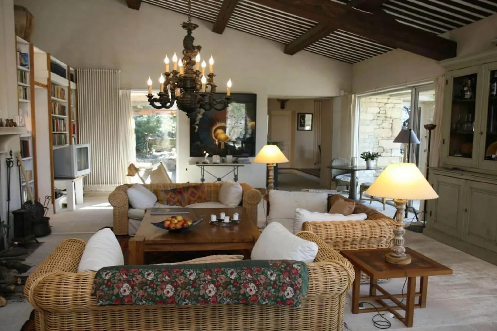 Villa l'Authentique vue a 360 degrés et piscine privée - Living room