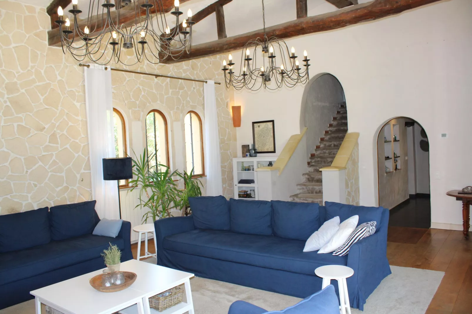Villa La Mayanne-Living room