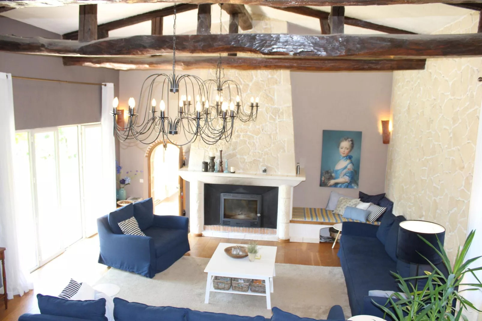 Villa La Mayanne-Living room