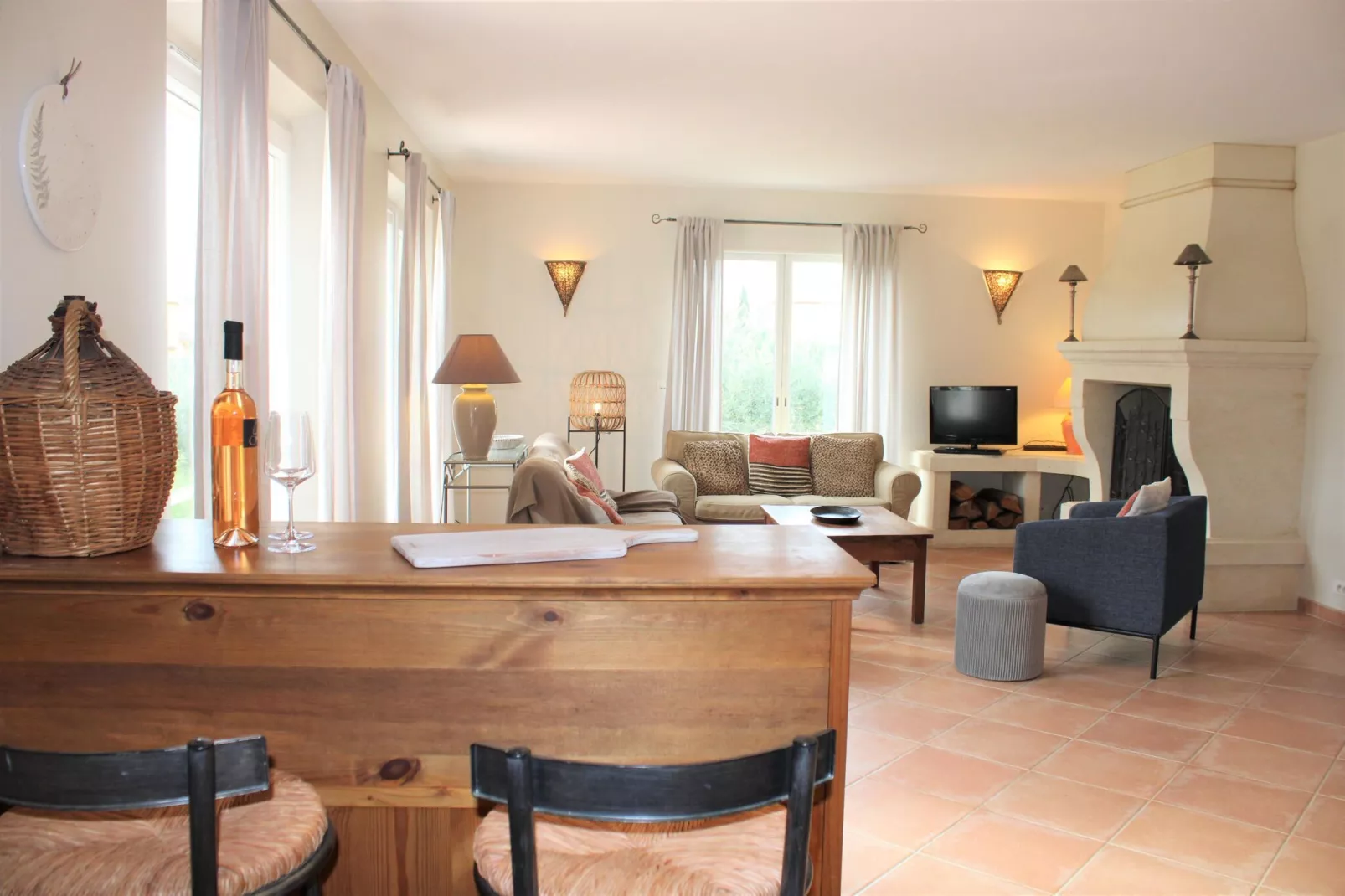 Bastide le Colombier-Living room