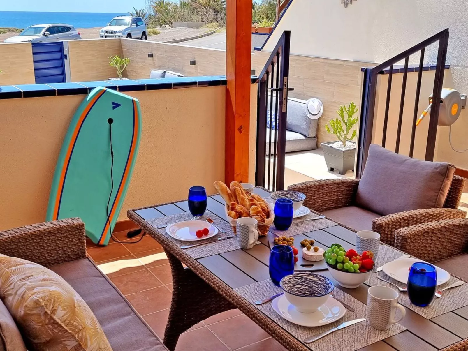 Komfortables Ferienhaus in Pájara mit Privatem Pool und Meerblick - Image-tags.info