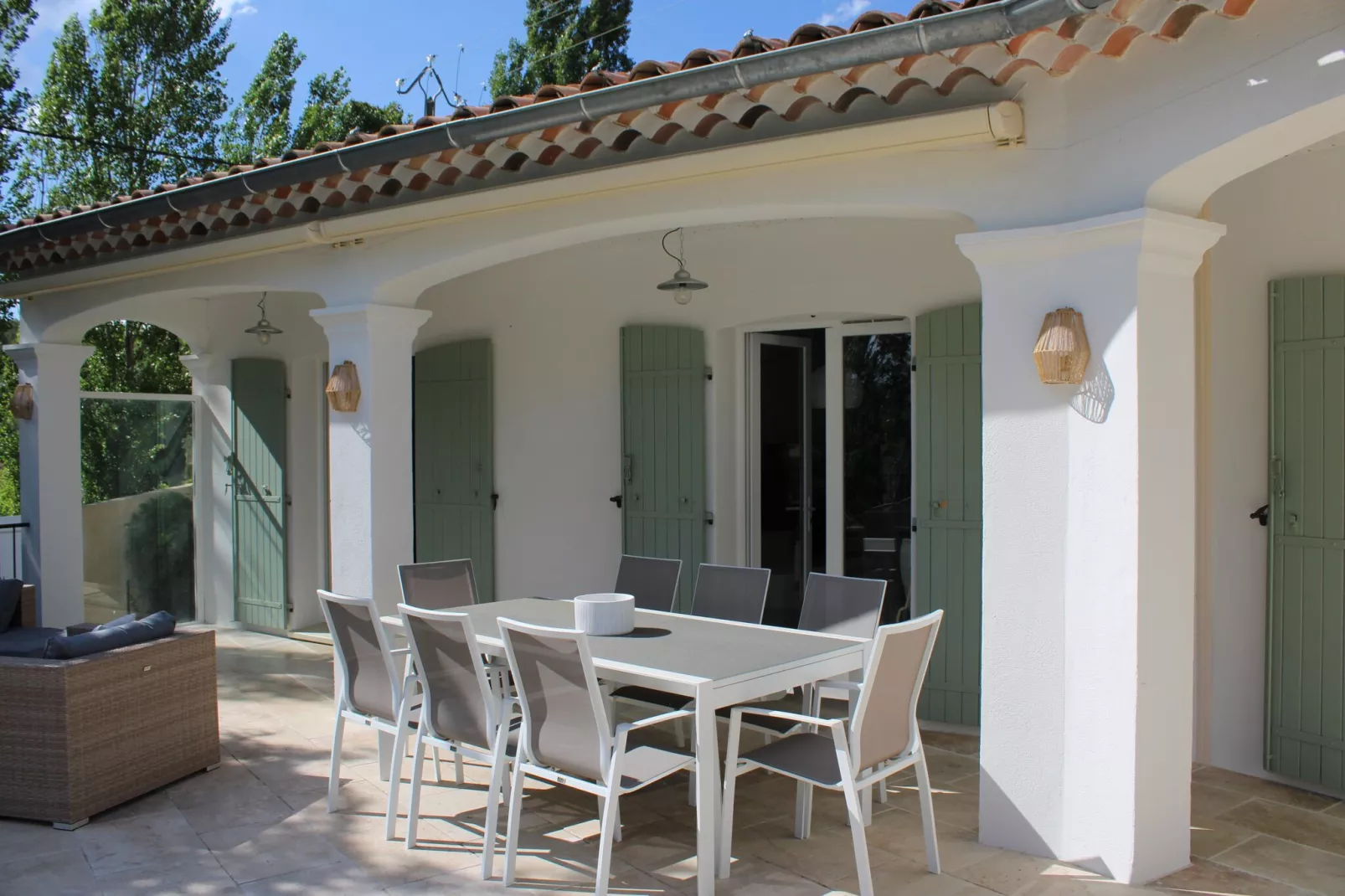 Villa des Trois Palmiers-Terrace balcony