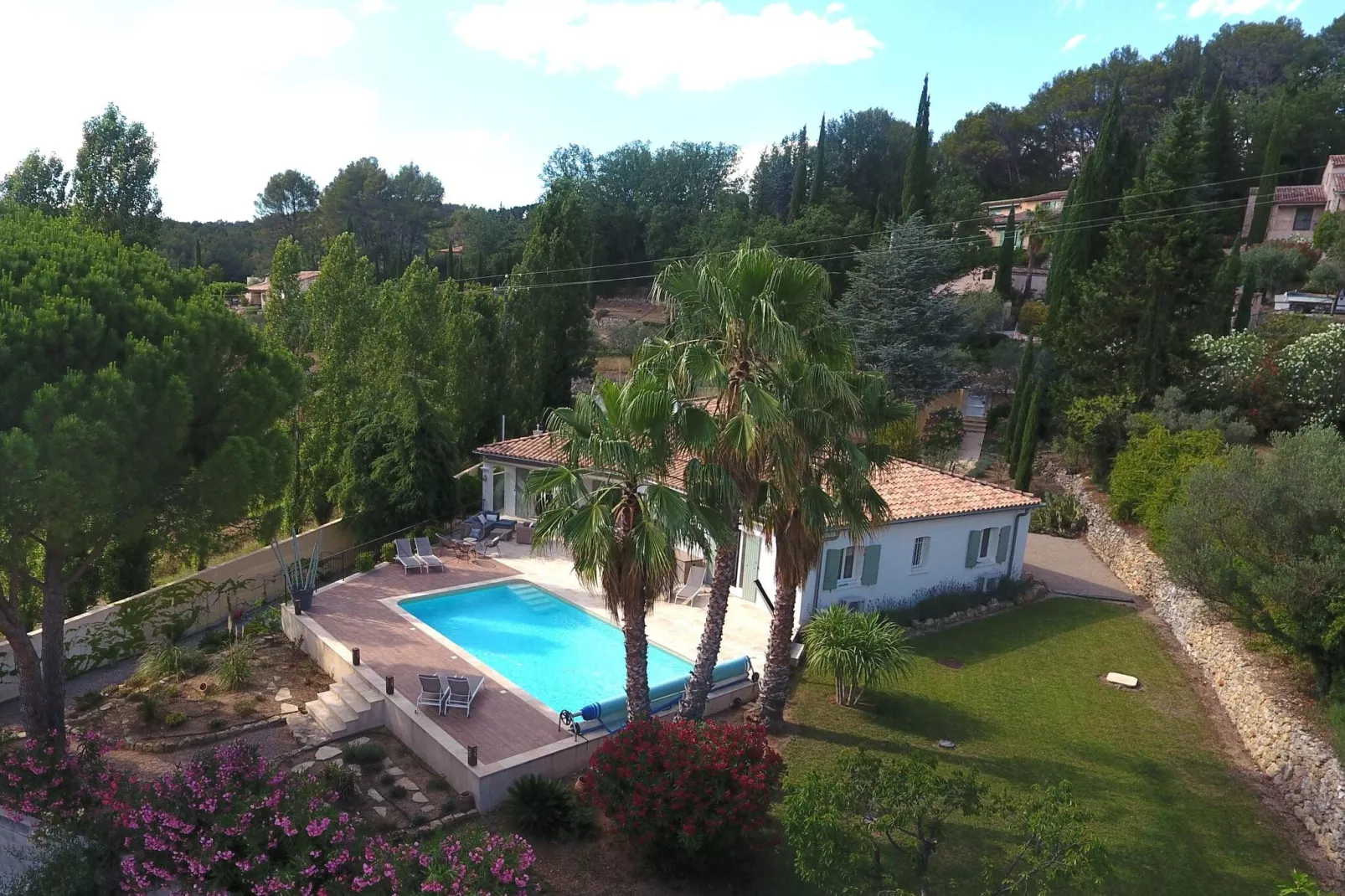Villa des Trois Palmiers-Pool