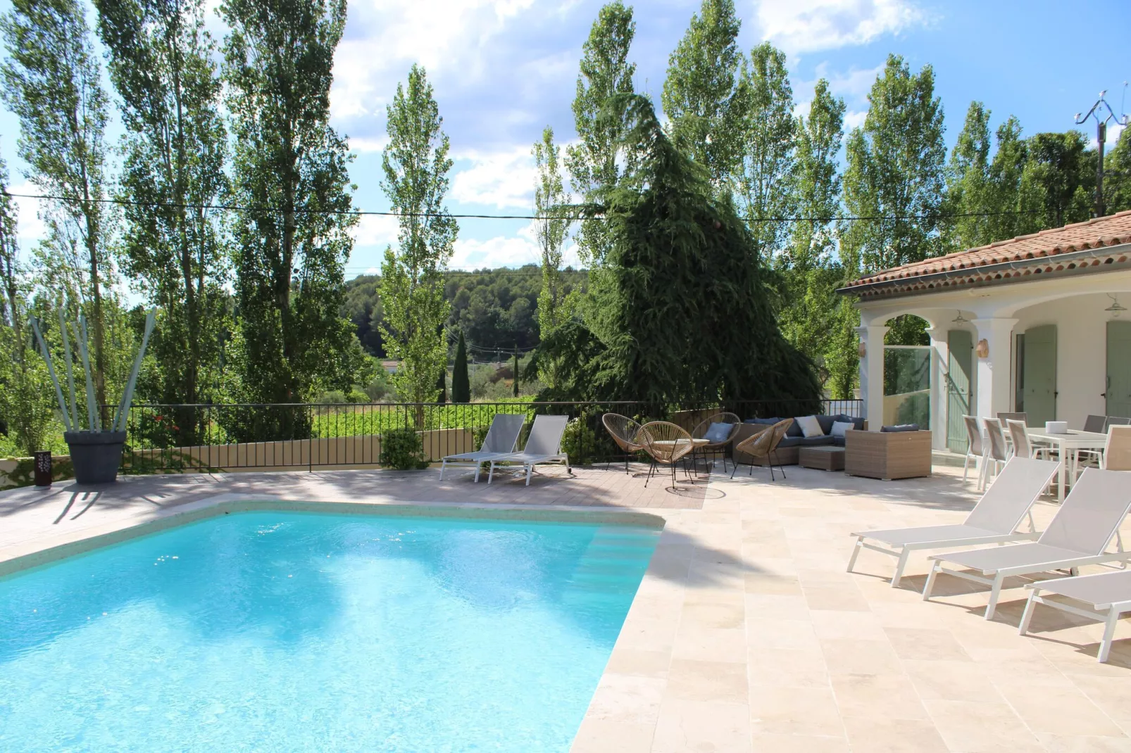 Villa des Trois Palmiers-Pool
