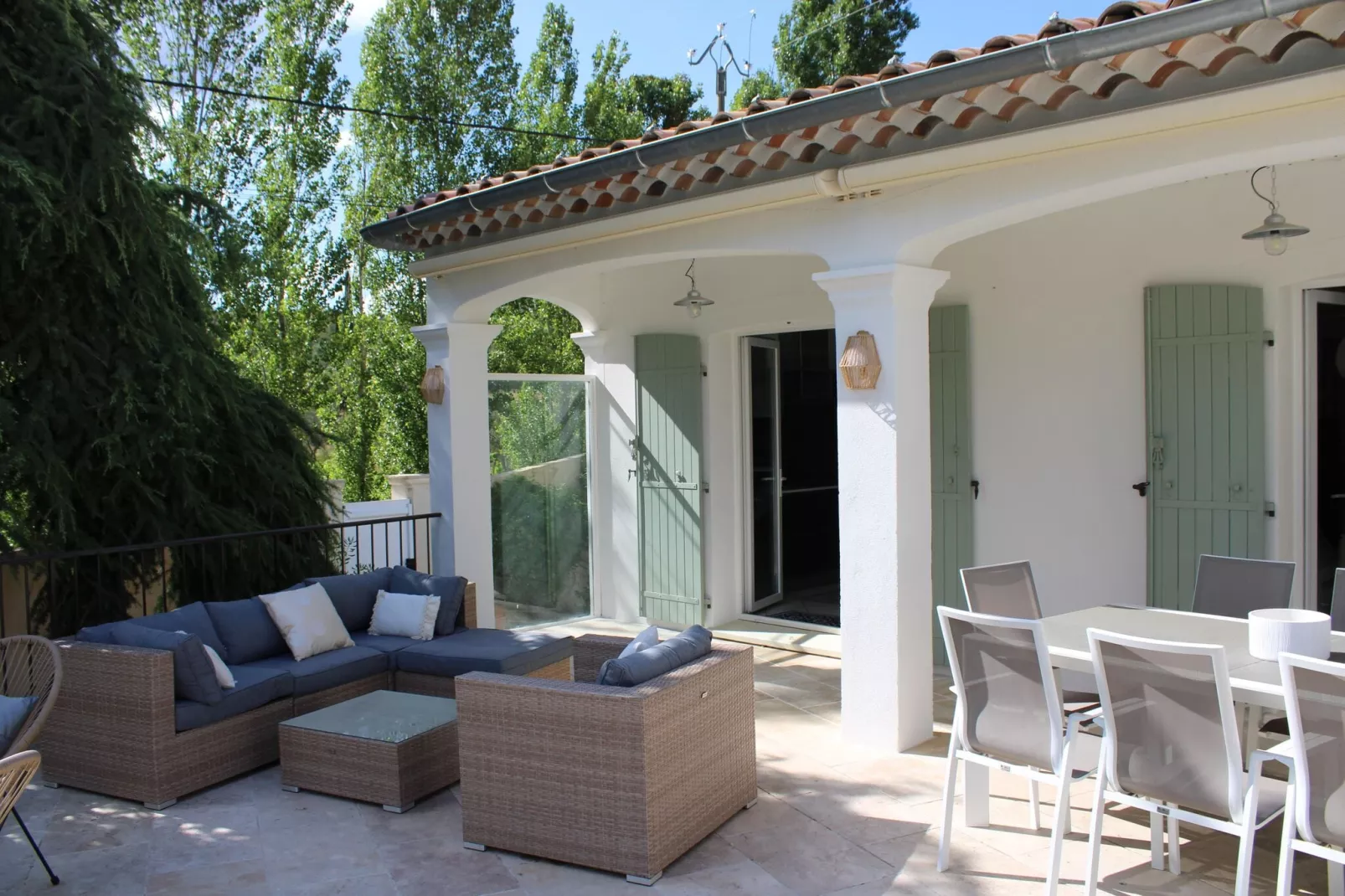 Villa des Trois Palmiers-Terrace balcony