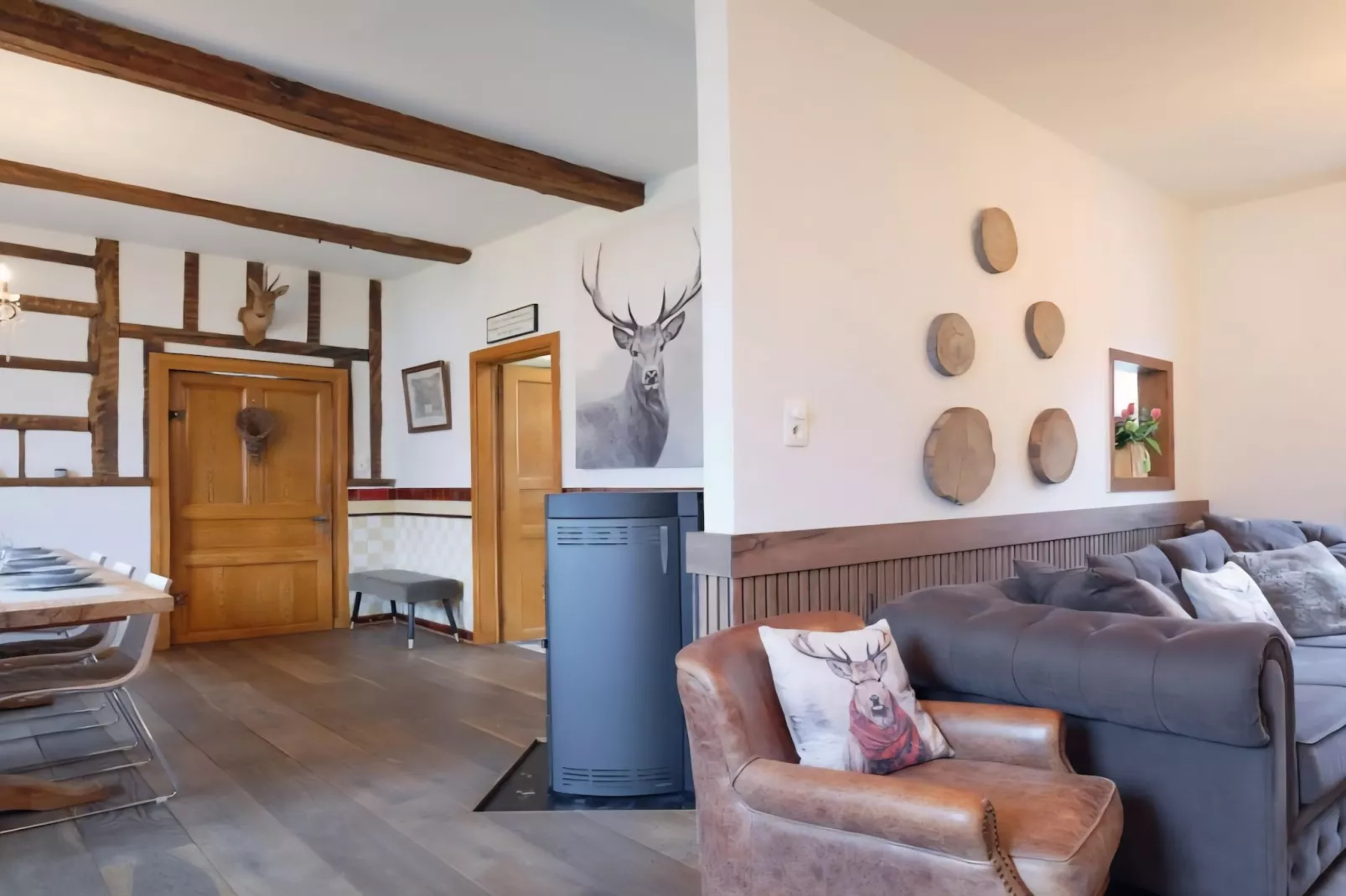 Gite L'éternité - Wohnzimmer